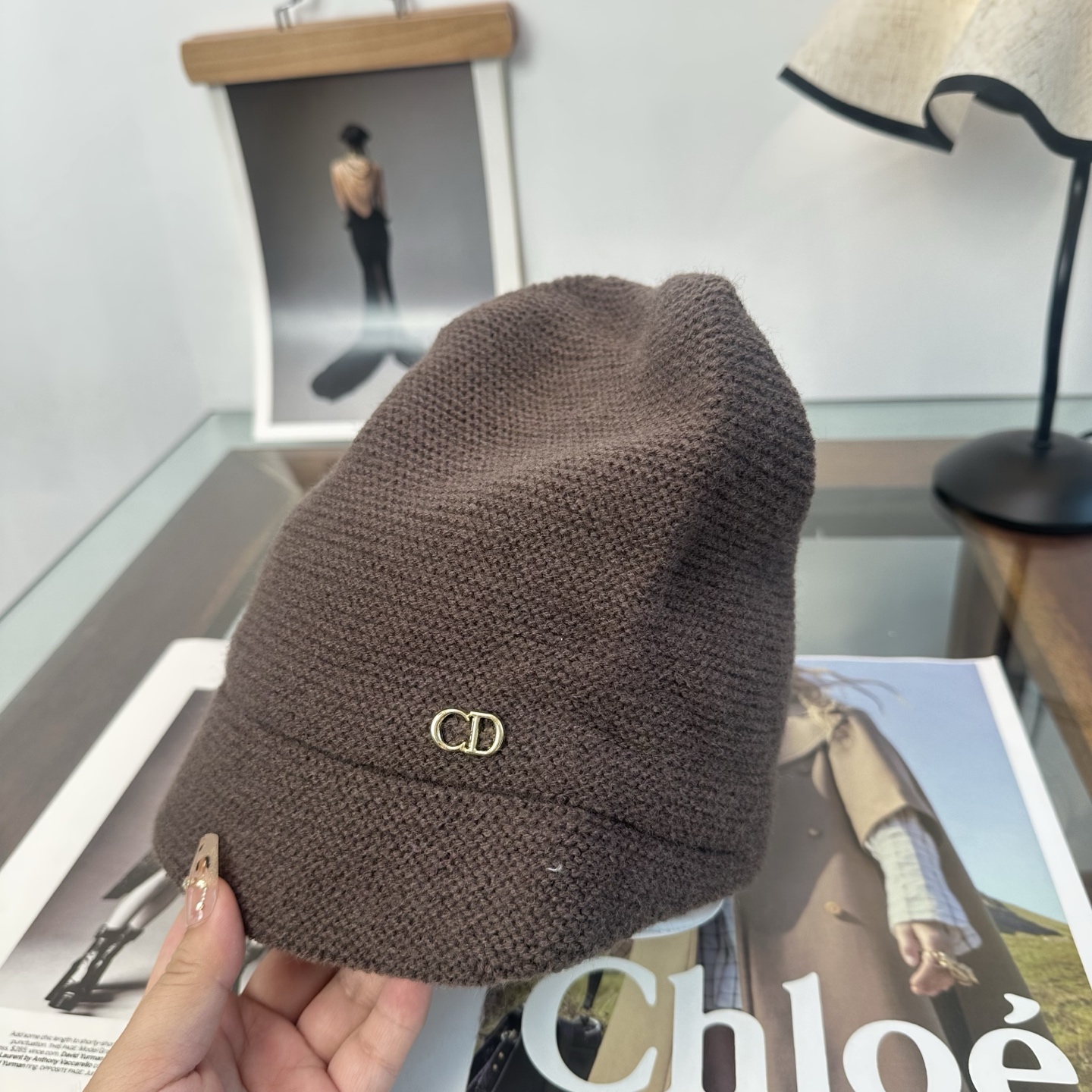 DIOR 迪奥  秋冬新款针织毛线帽，超火爆💖质感一流，出街超好搭配！减龄神器