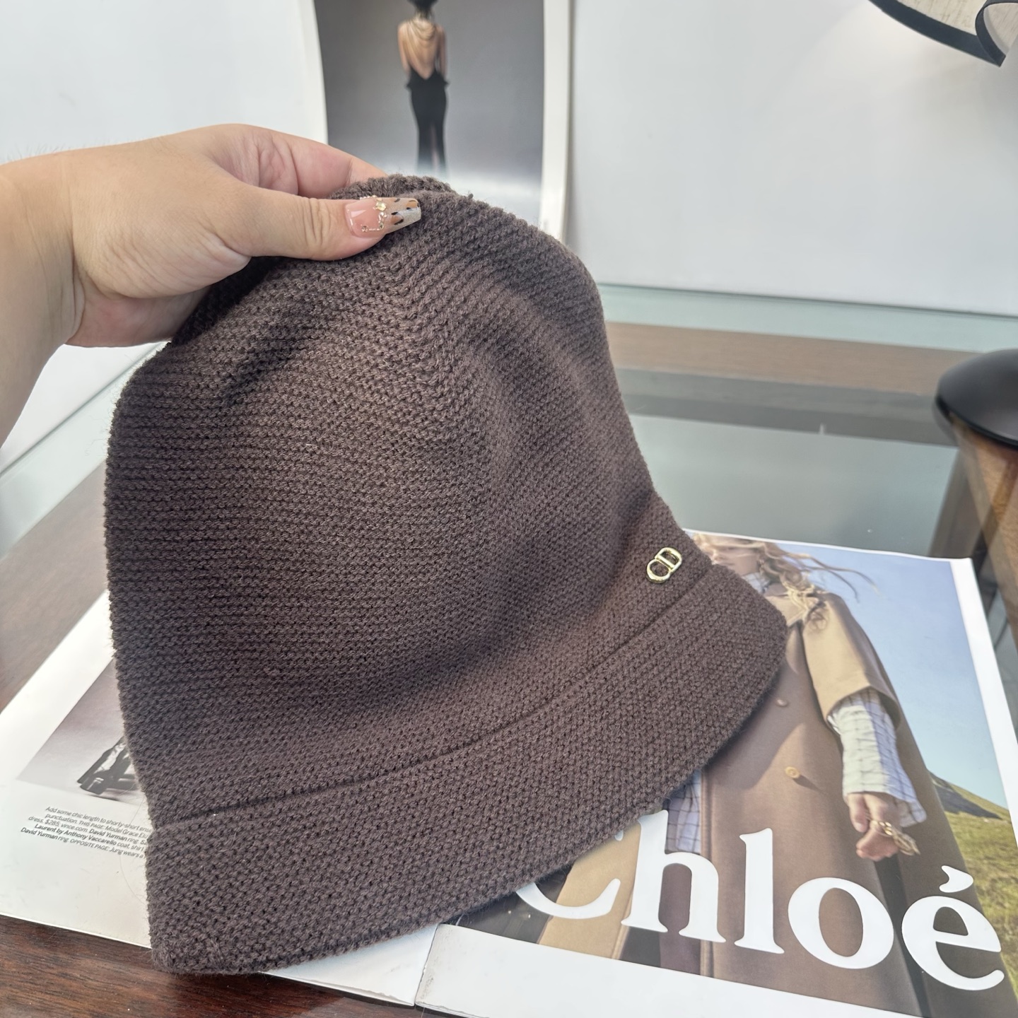 DIOR 迪奥  秋冬新款针织毛线帽，超火爆💖质感一流，出街超好搭配！减龄神器