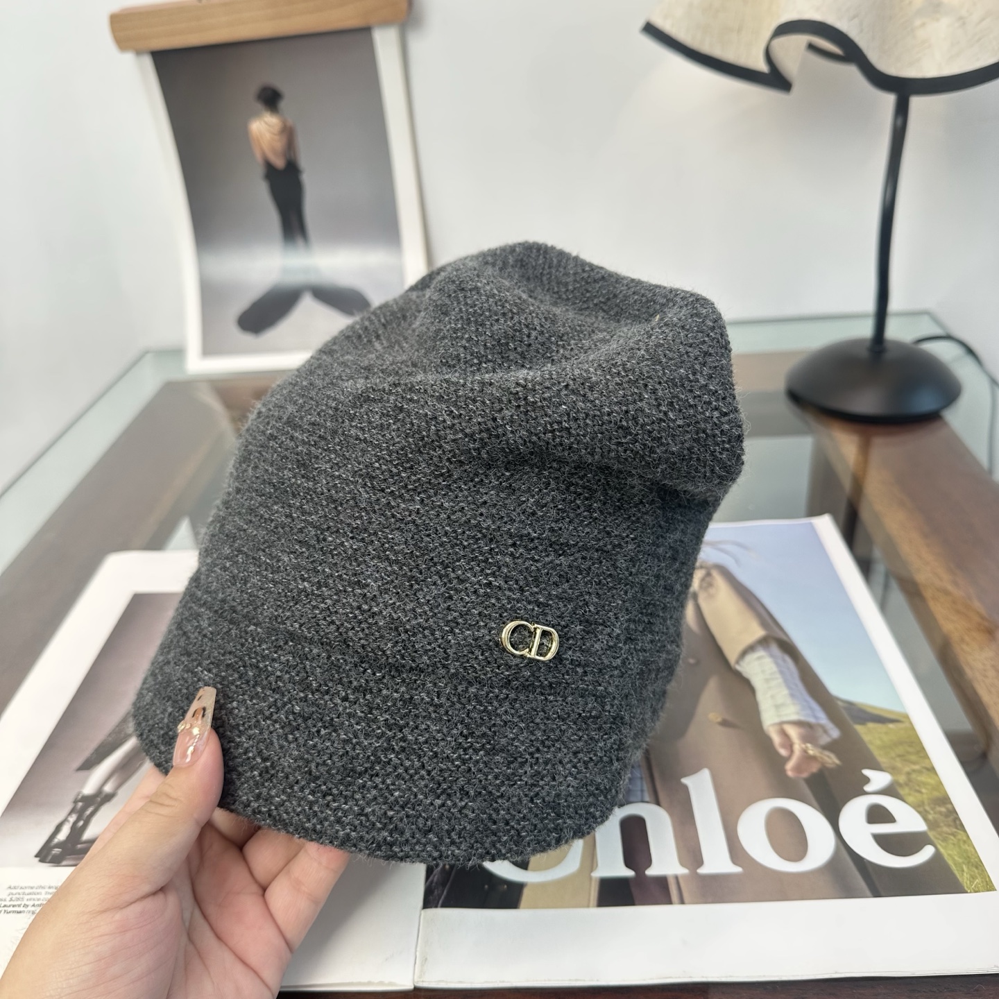 DIOR 迪奥  秋冬新款针织毛线帽，超火爆💖质感一流，出街超好搭配！减龄神器