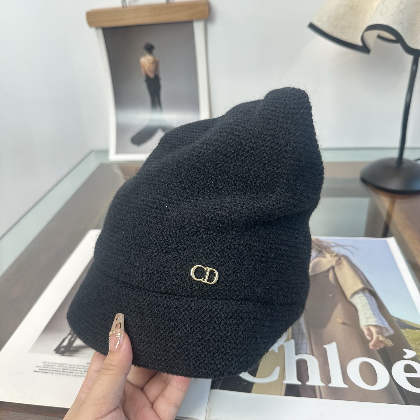 DIOR 迪奥  秋冬新款针织毛线帽，超火爆💖质感一流，出街超好搭配！减龄神器