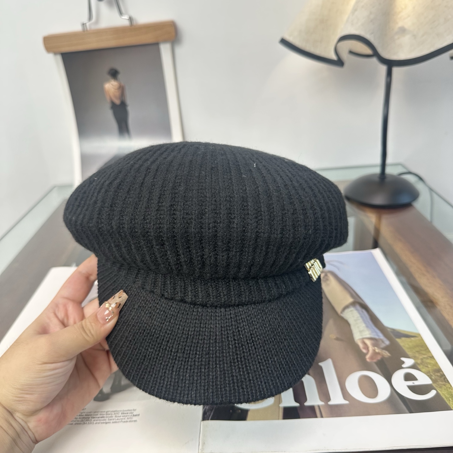 miumiu缪缪新款贝雷帽女秋冬百搭辣妹个性显脸小 不挑人的帽型 