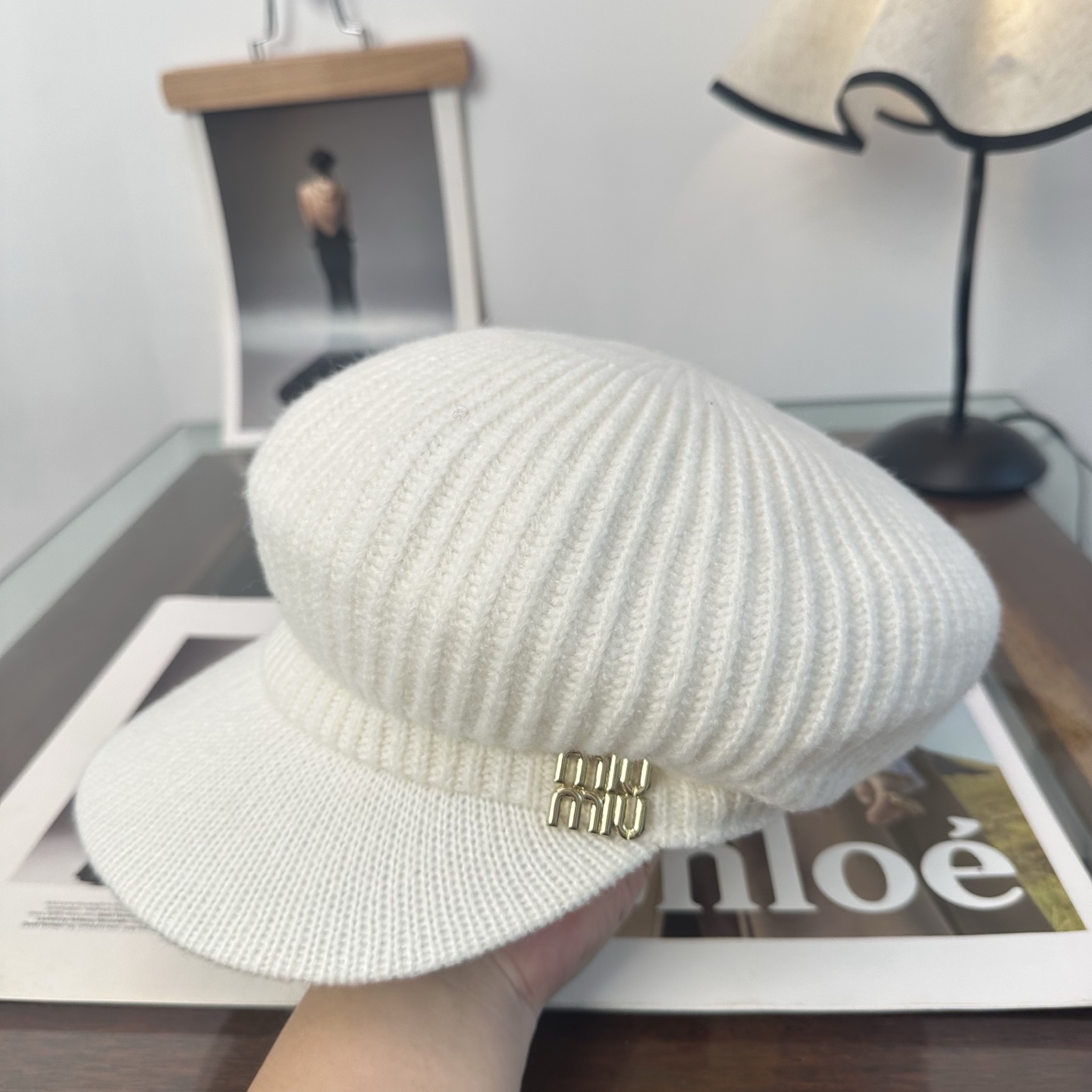 miumiu缪缪新款贝雷帽女秋冬百搭辣妹个性显脸小 不挑人的帽型 