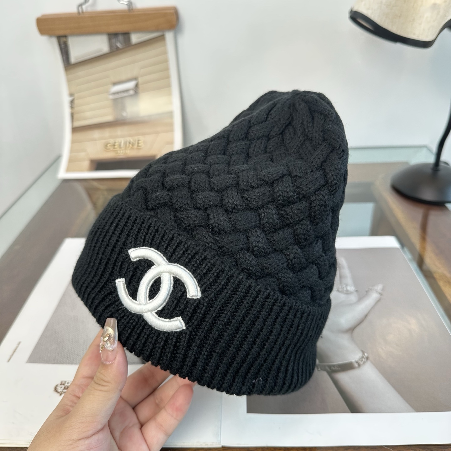 CHANEL香奈儿 👒 秋冬新款针织毛线帽，超火爆💖质感一流，出街超好搭配！减龄神器