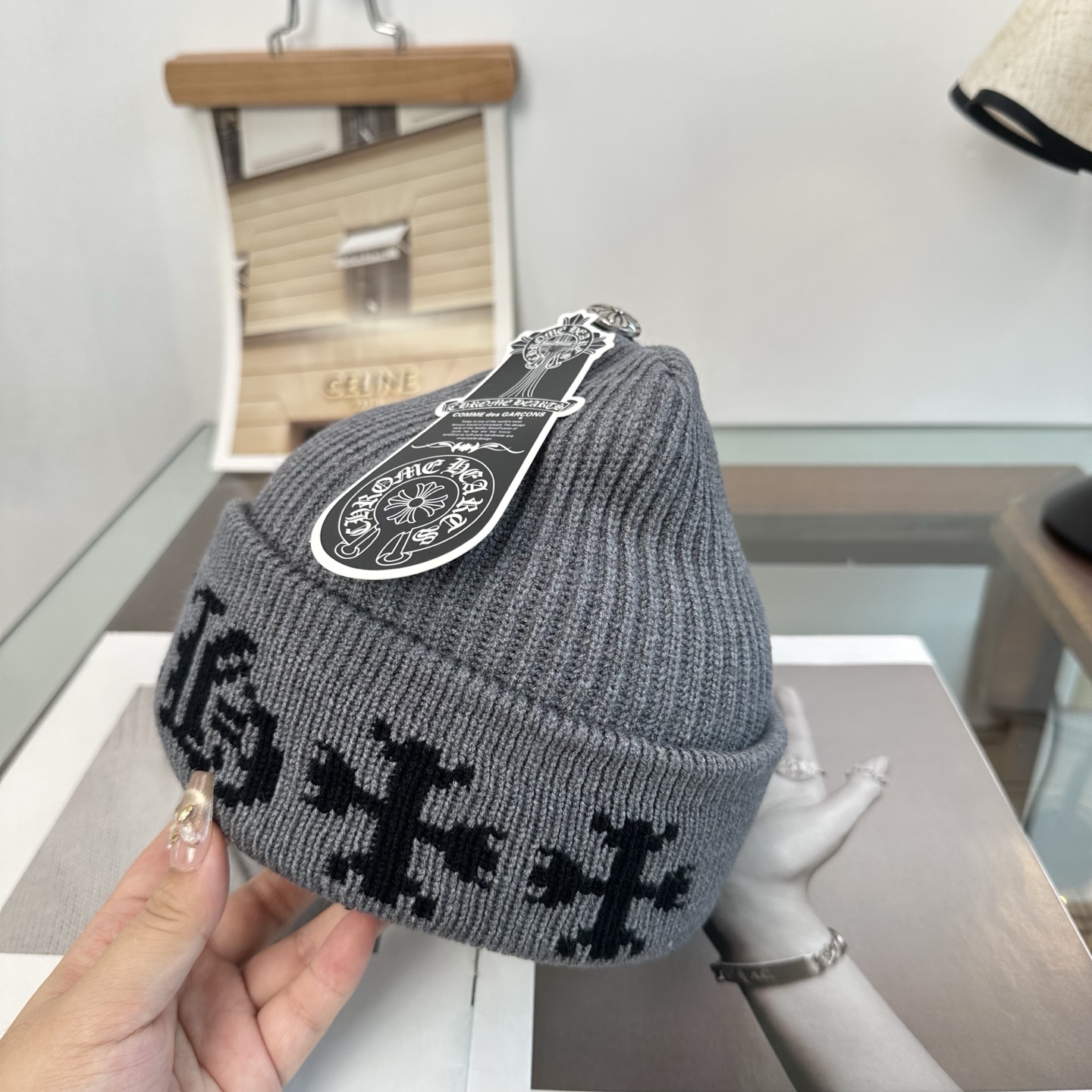 克罗心 👒 秋冬新款针织毛线帽，超火爆💖质感一流，出街超好搭配！减龄神器