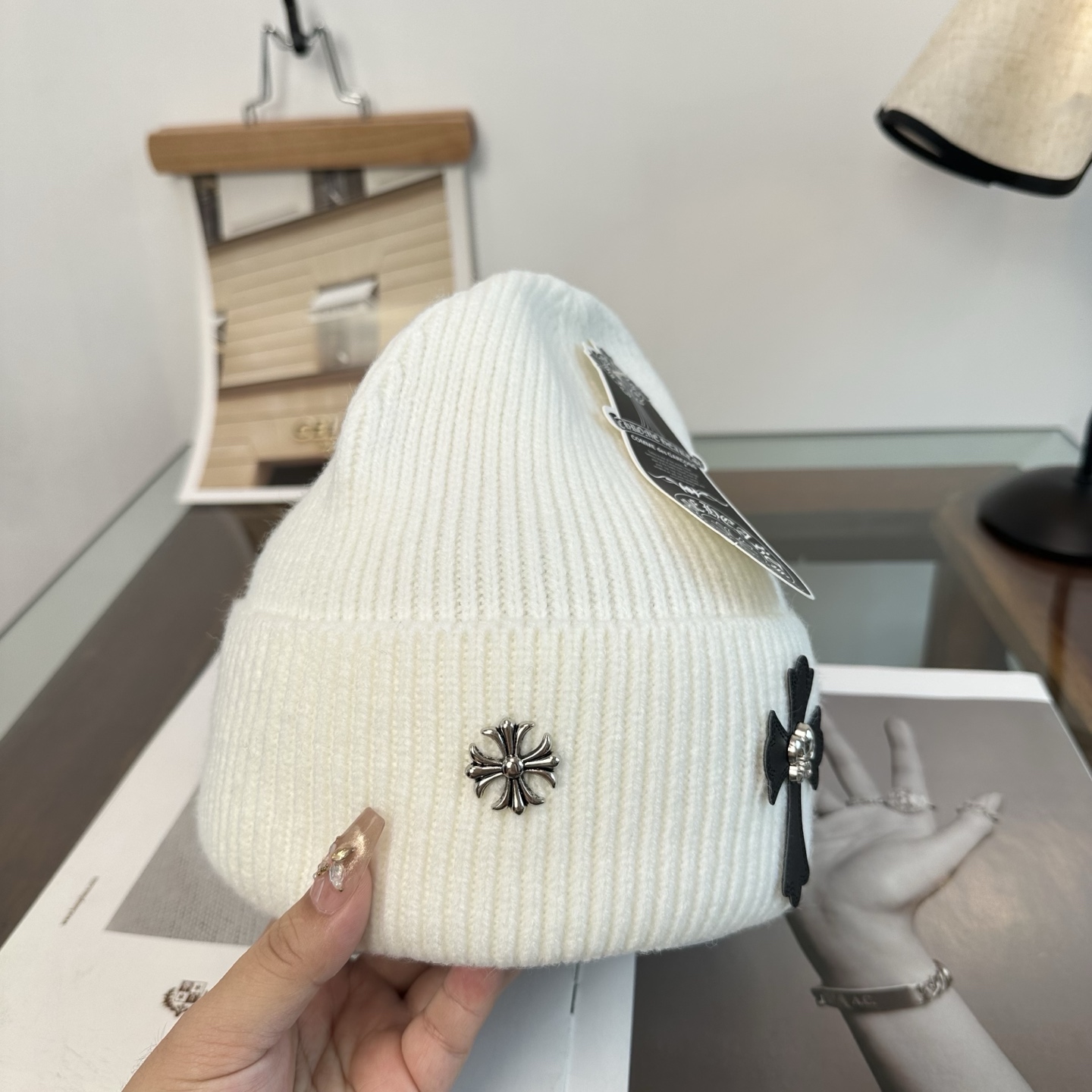 克罗心 👒 秋冬新款针织毛线帽，超火爆💖质感一流，出街超好搭配！减龄神器