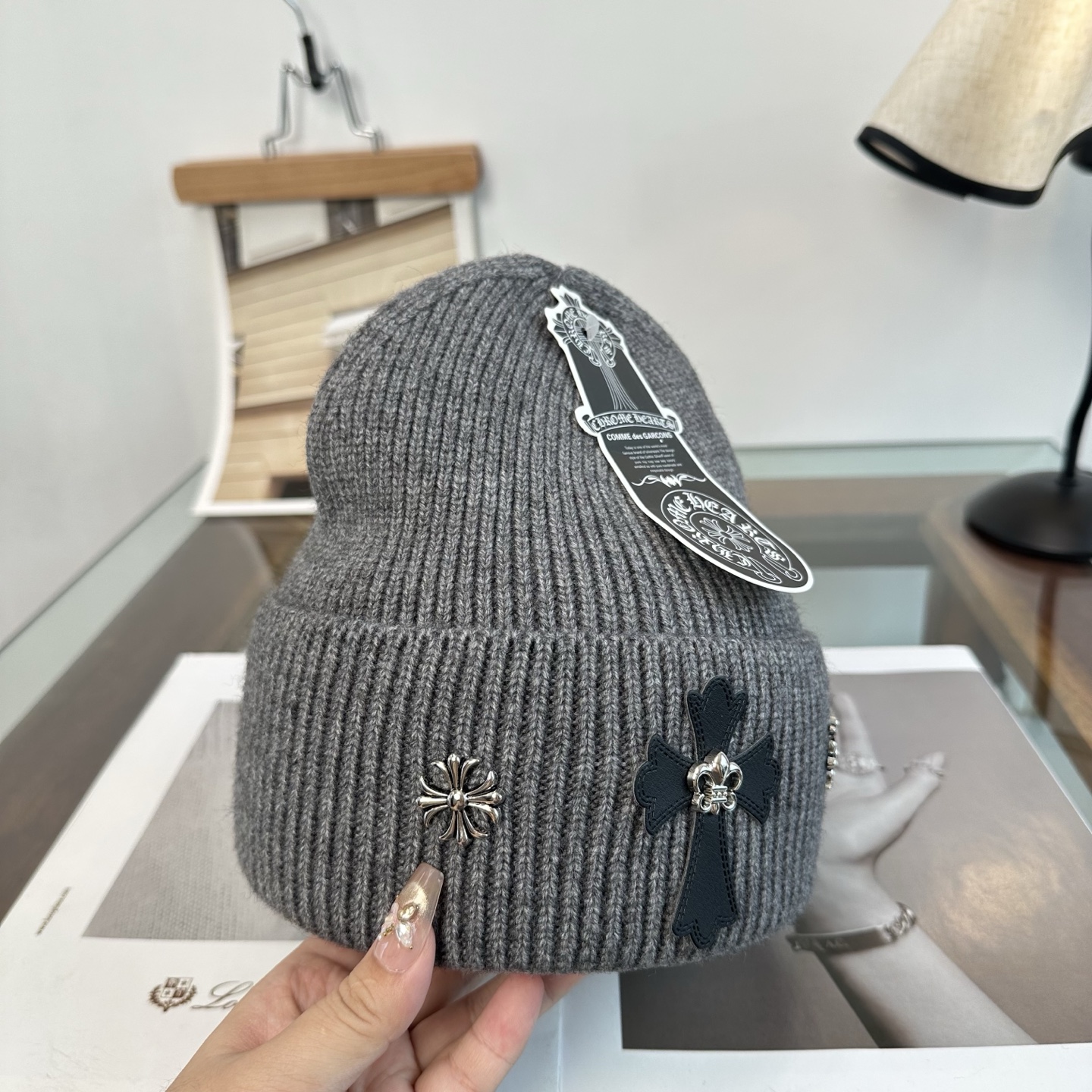 克罗心 👒 秋冬新款针织毛线帽，超火爆💖质感一流，出街超好搭配！减龄神器