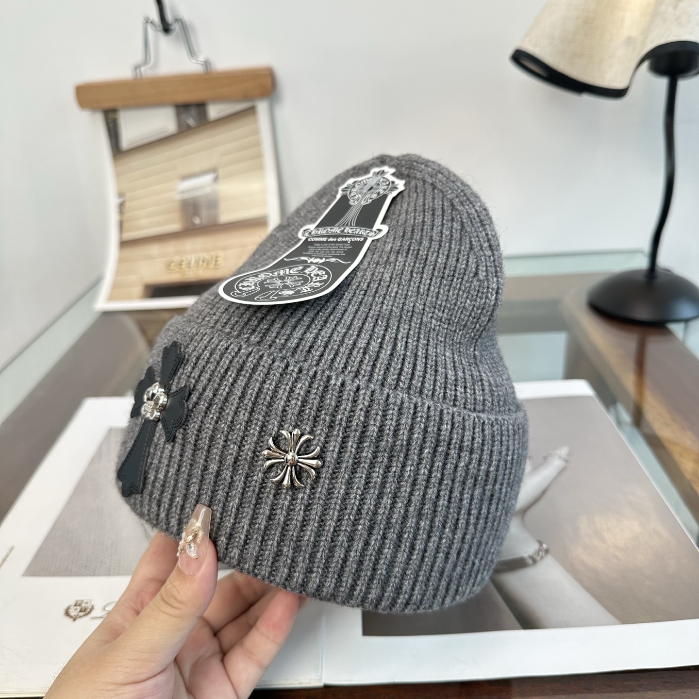 克罗心 👒 秋冬新款针织毛线帽，超火爆💖质感一流，出街超好搭配！减龄神器