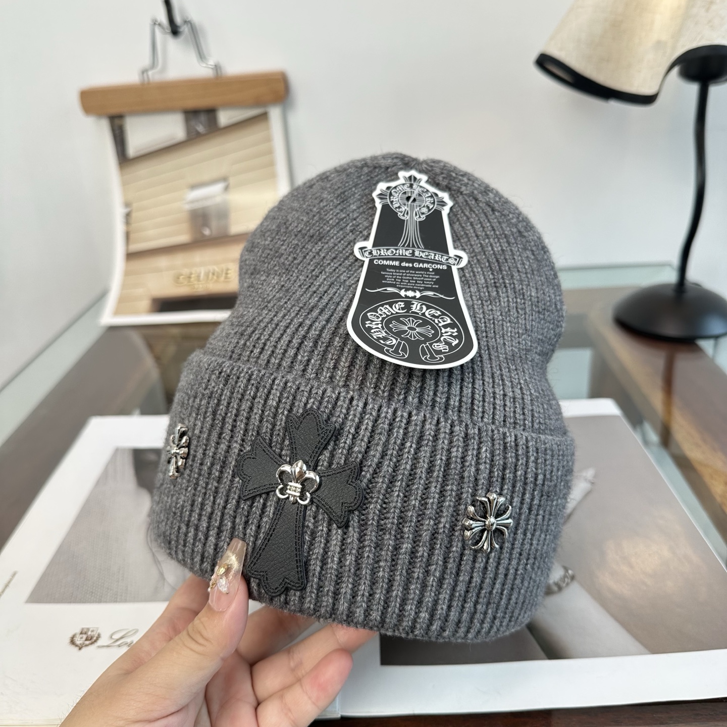 克罗心 👒 秋冬新款针织毛线帽，超火爆💖质感一流，出街超好搭配！减龄神器
