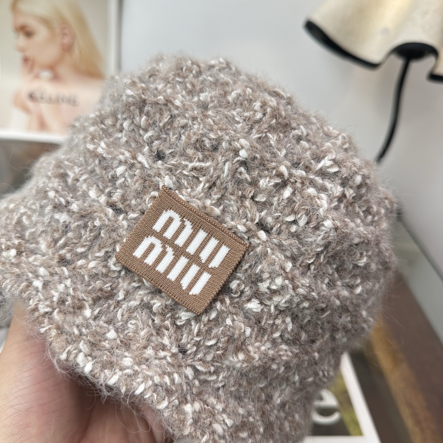 miumiu缪缪  秋冬新款针织毛线帽，超火爆💖质感一流，出街超好搭配！减龄神器
