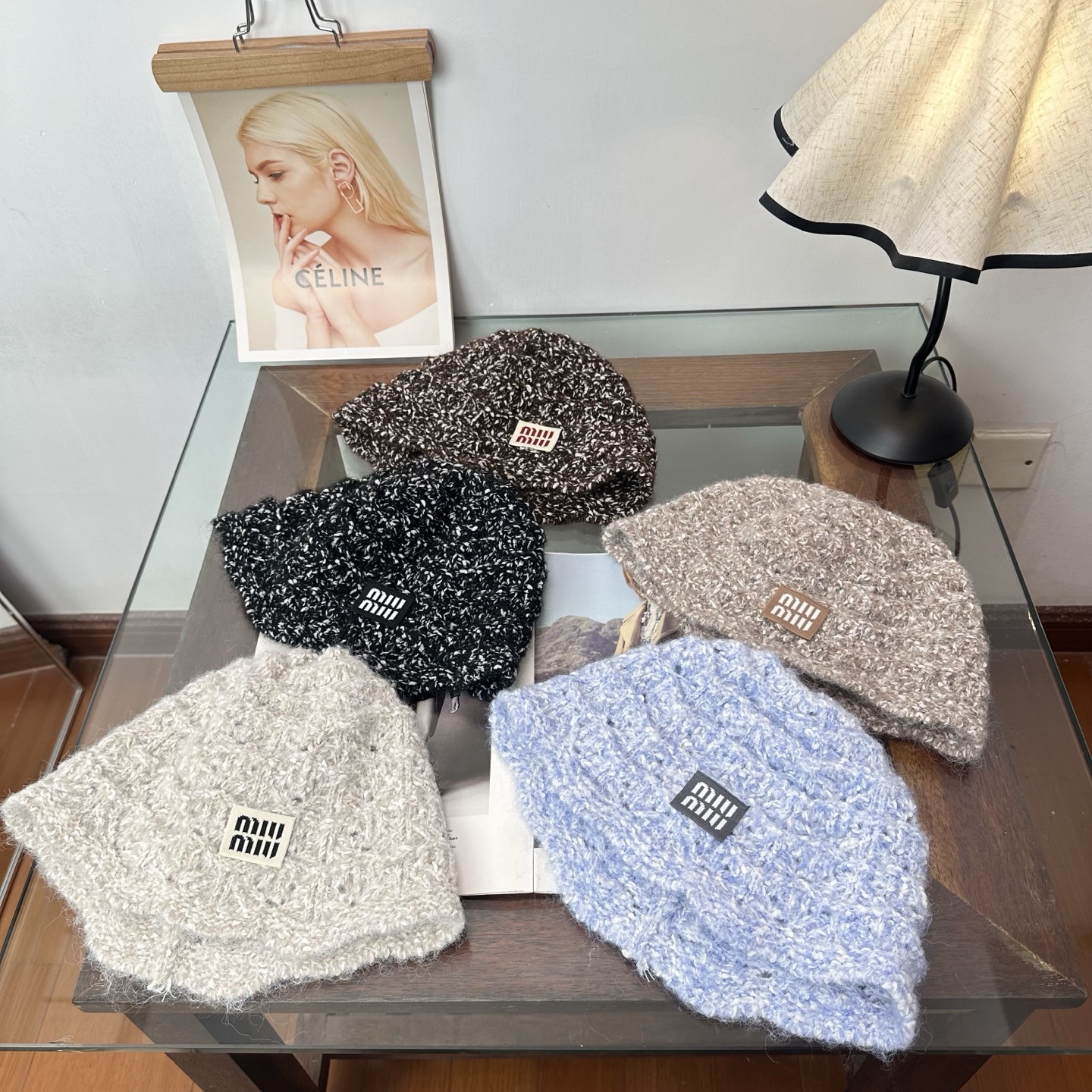 miumiu缪缪  秋冬新款针织毛线帽，超火爆💖质感一流，出街超好搭配！减龄神器