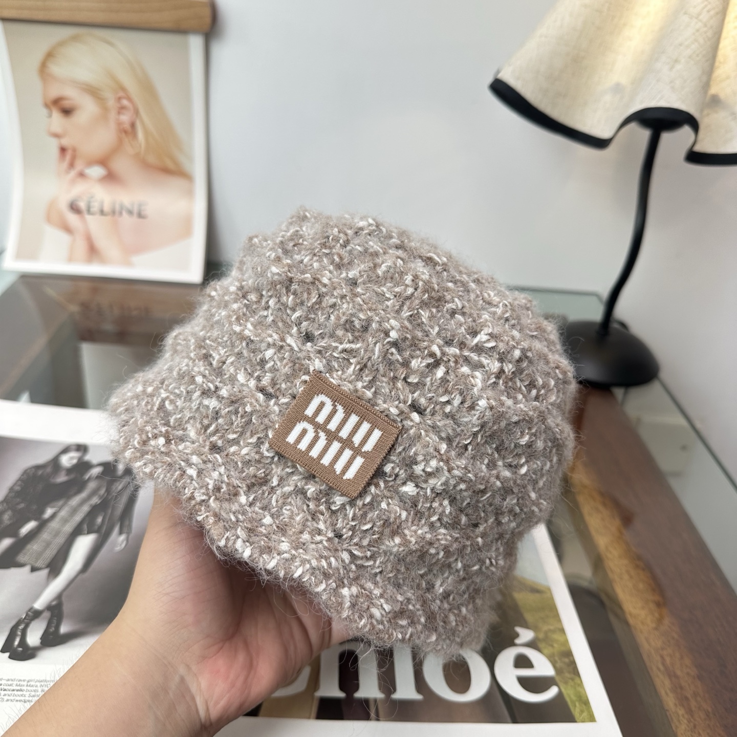 miumiu缪缪  秋冬新款针织毛线帽，超火爆💖质感一流，出街超好搭配！减龄神器