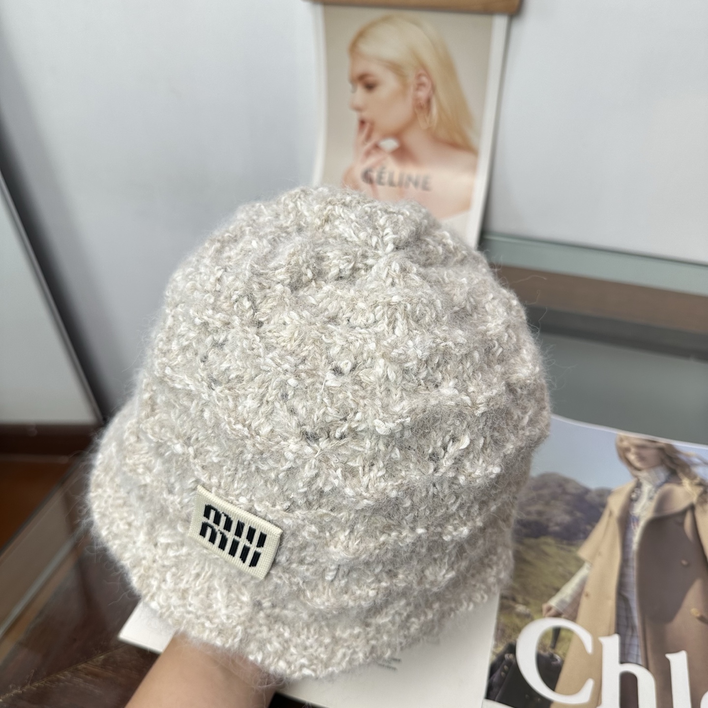 miumiu缪缪  秋冬新款针织毛线帽，超火爆💖质感一流，出街超好搭配！减龄神器