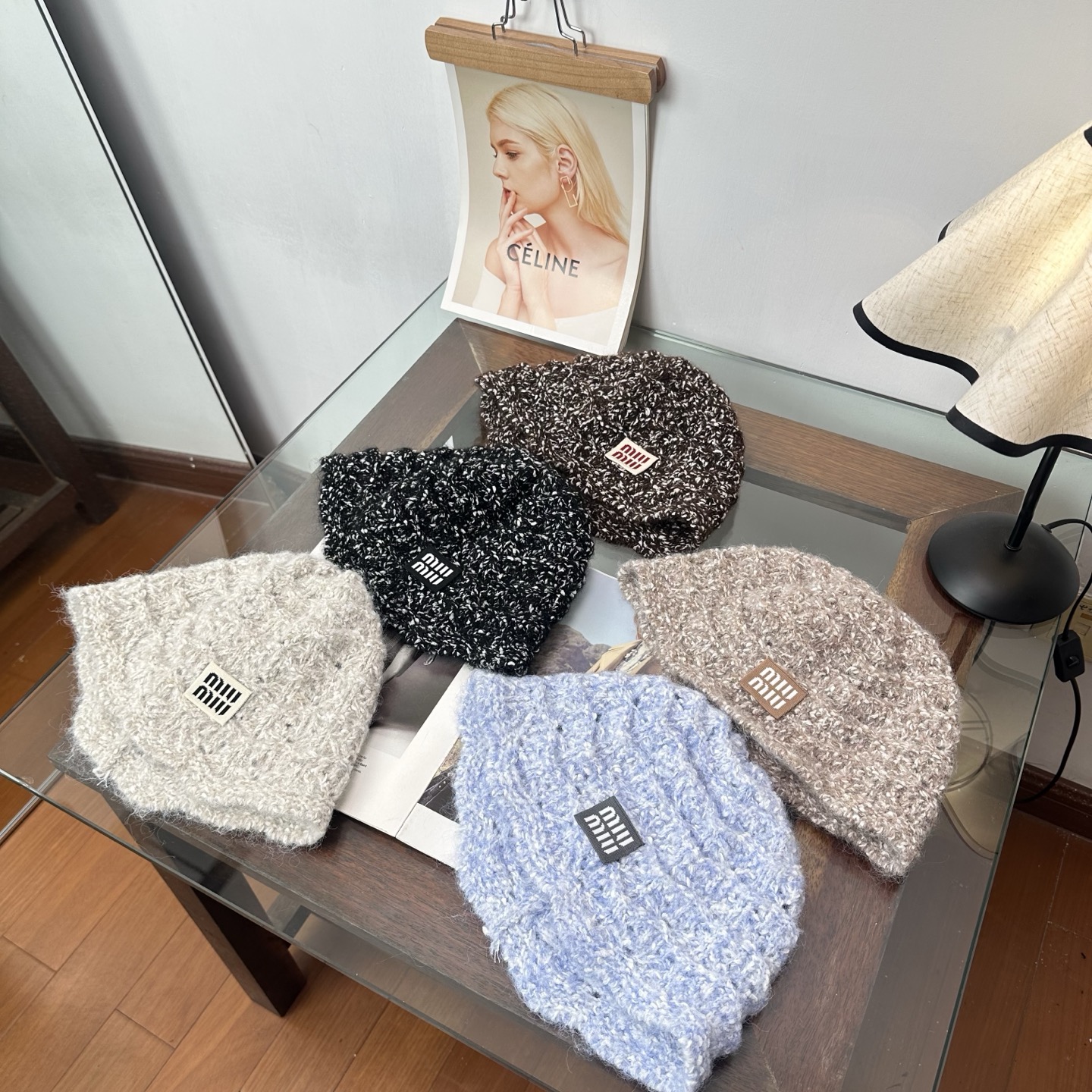 miumiu缪缪  秋冬新款针织毛线帽，超火爆💖质感一流，出街超好搭配！减龄神器