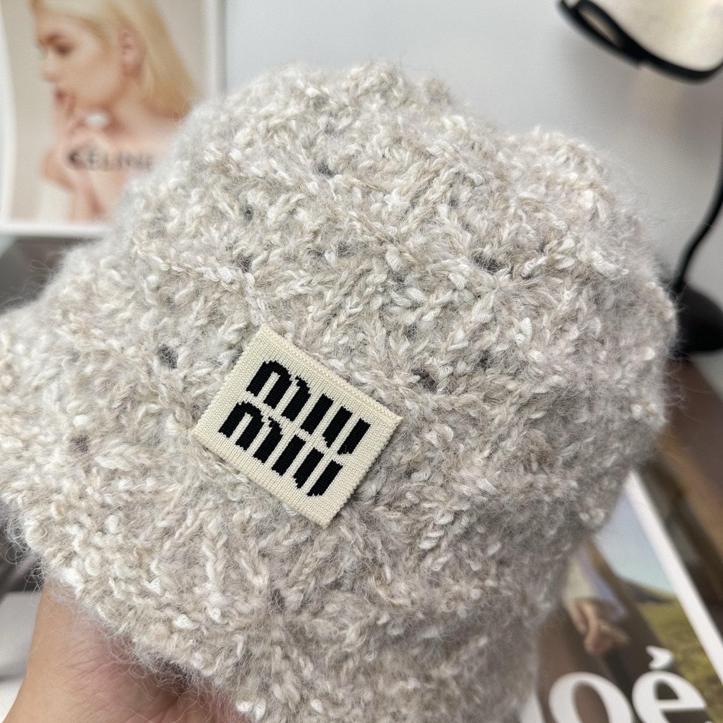 miumiu缪缪  秋冬新款针织毛线帽，超火爆💖质感一流，出街超好搭配！减龄神器