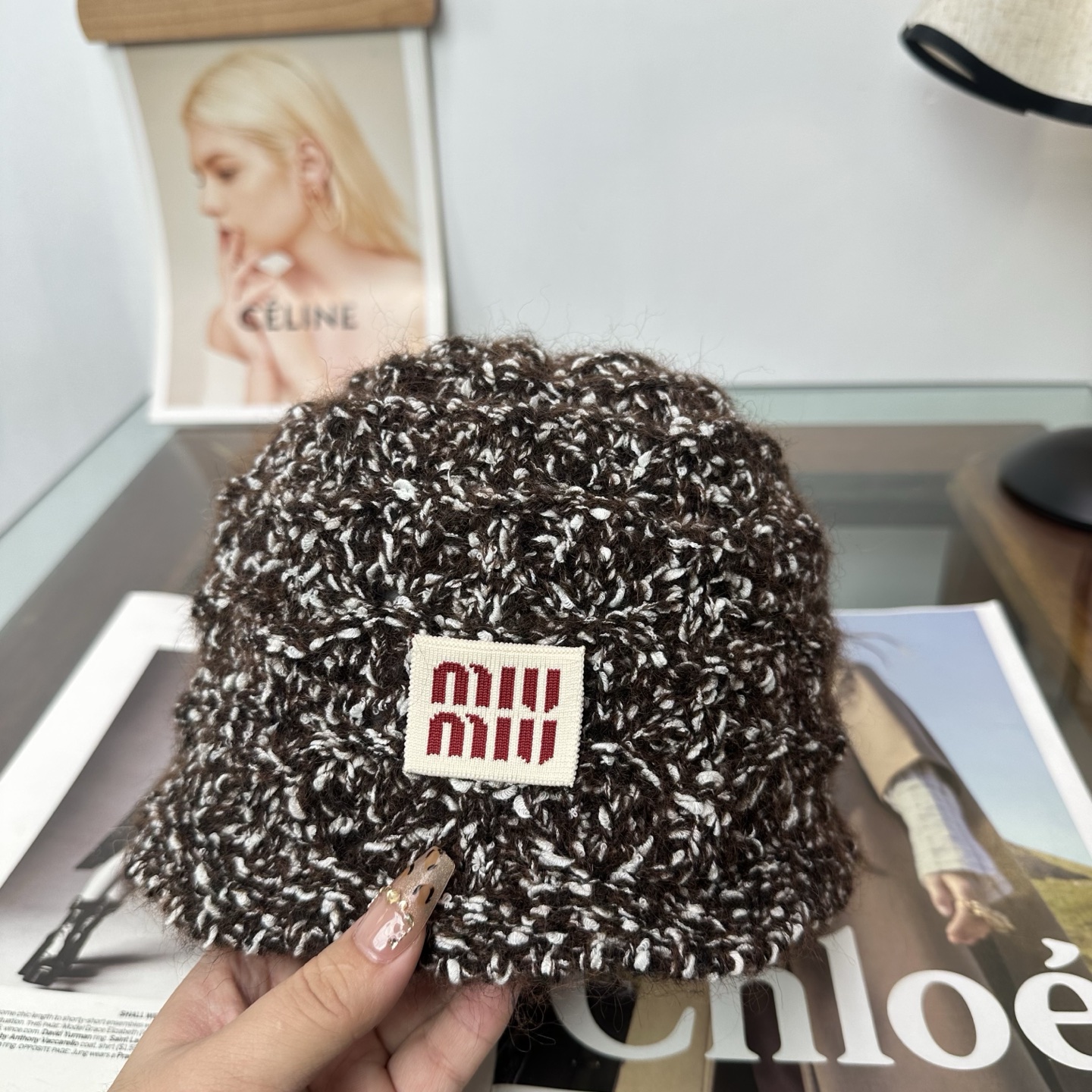 miumiu缪缪  秋冬新款针织毛线帽，超火爆💖质感一流，出街超好搭配！减龄神器