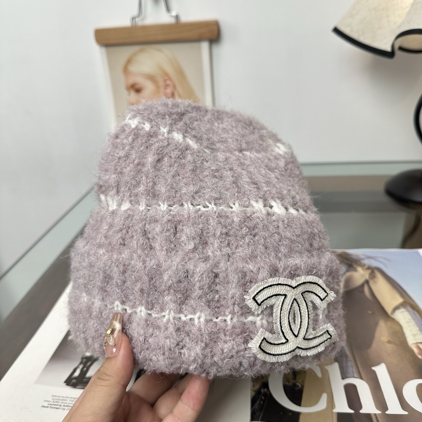 CHANEL香奈儿 秋冬新款针织毛线帽，超火爆💖质感一流，出街超好搭配！减龄神器