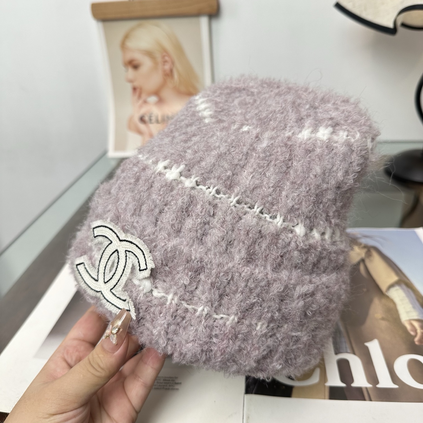 CHANEL香奈儿 秋冬新款针织毛线帽，超火爆💖质感一流，出街超好搭配！减龄神器