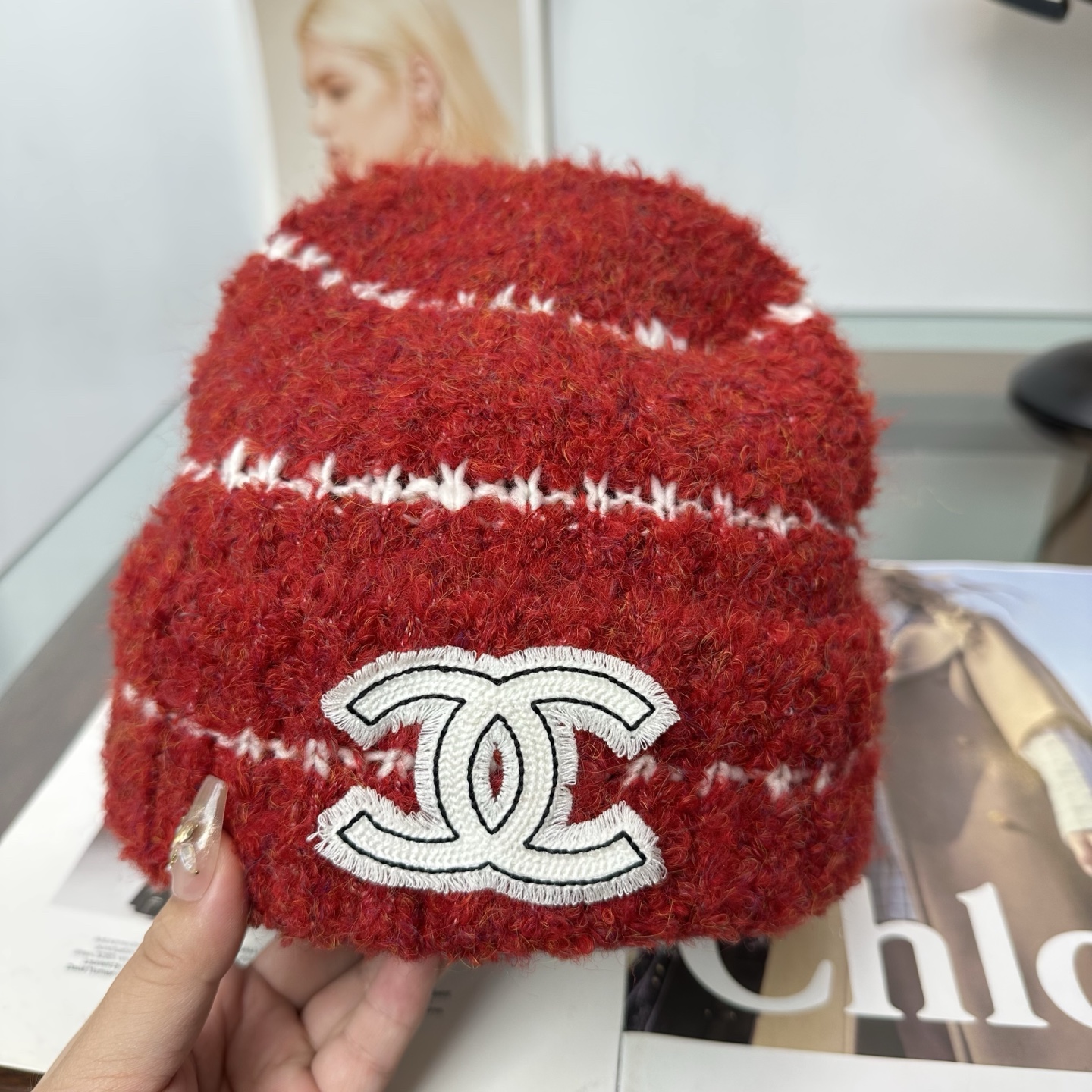 CHANEL香奈儿 秋冬新款针织毛线帽，超火爆💖质感一流，出街超好搭配！减龄神器