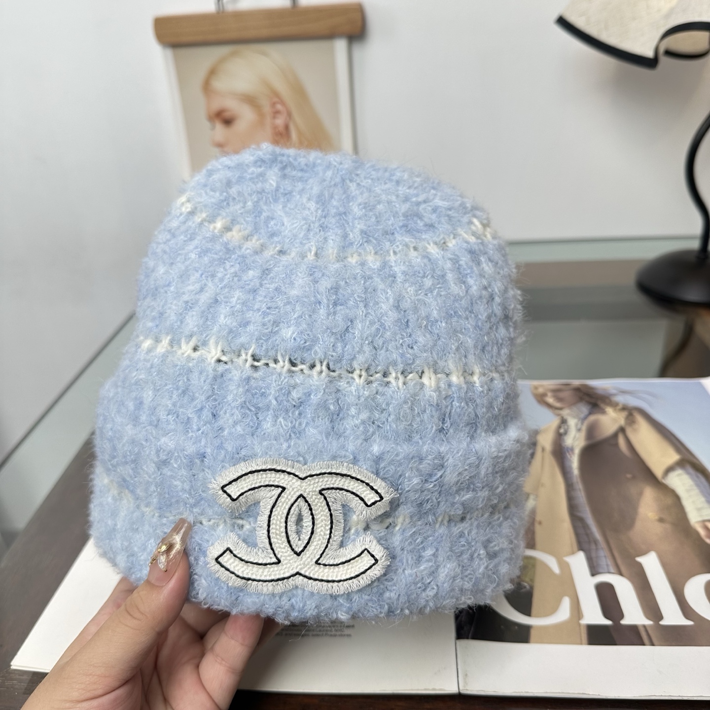 CHANEL香奈儿 秋冬新款针织毛线帽，超火爆💖质感一流，出街超好搭配！减龄神器