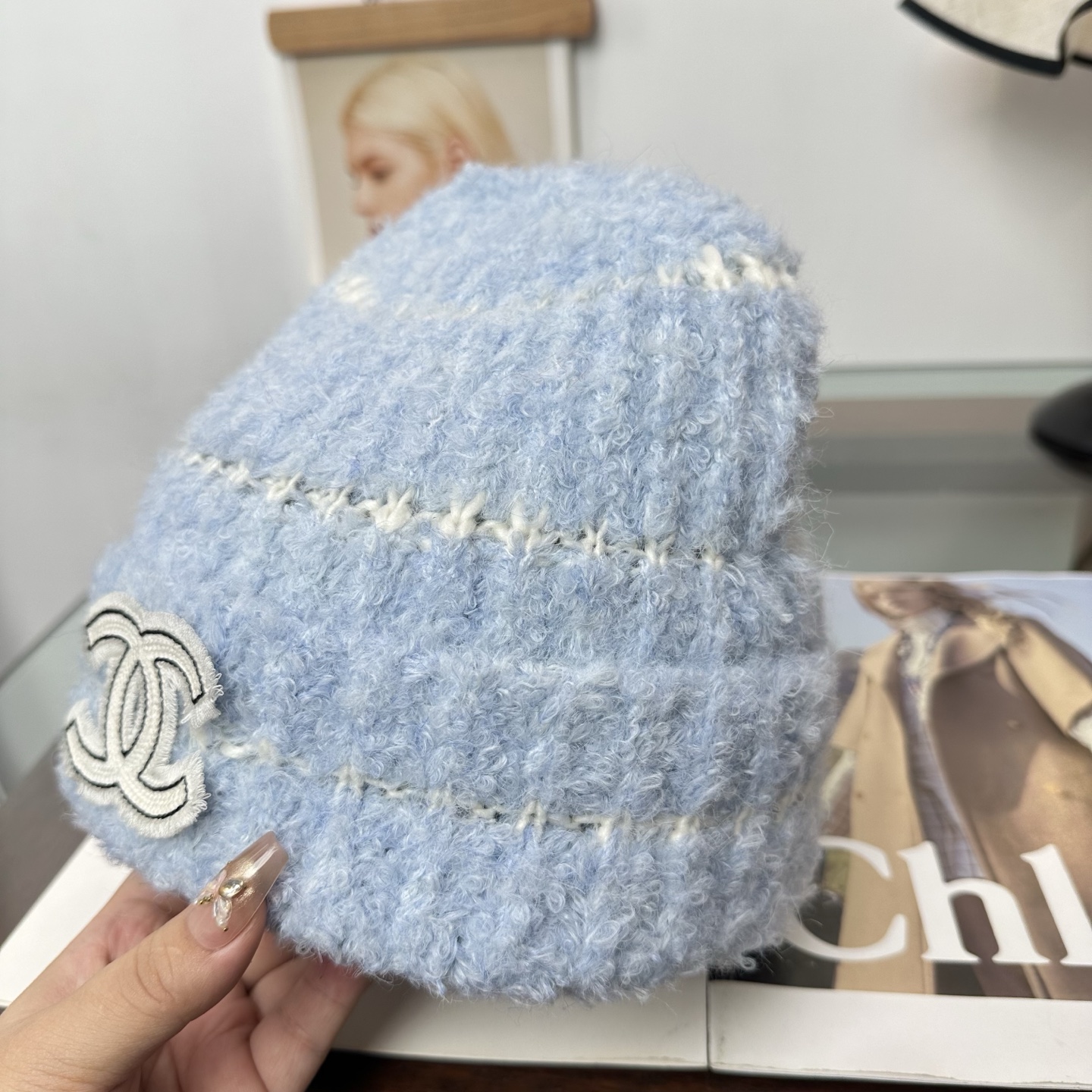 CHANEL香奈儿 秋冬新款针织毛线帽，超火爆💖质感一流，出街超好搭配！减龄神器