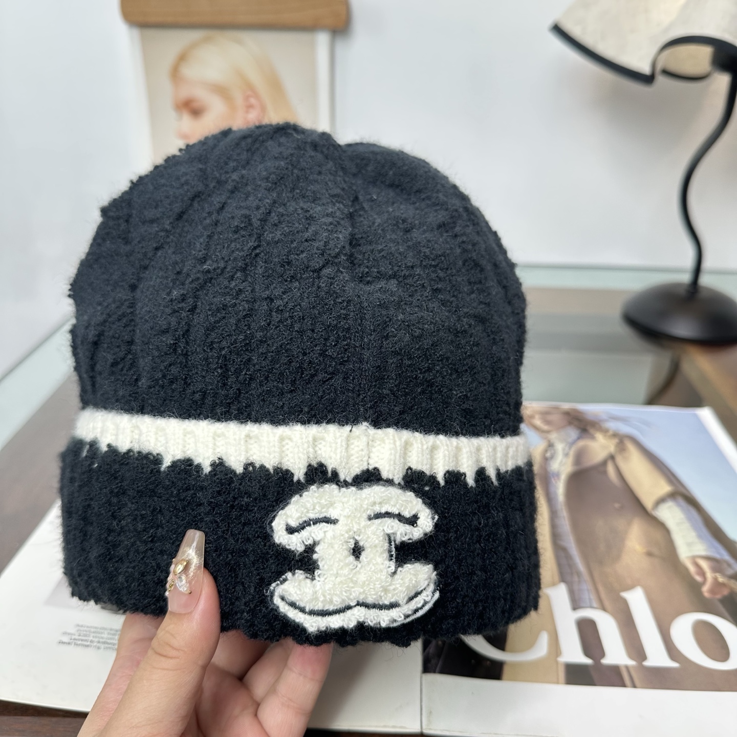 CHANEL香奈儿 秋冬新款针织毛线帽，超火爆💖质感一流，出街超好搭配！减龄神器