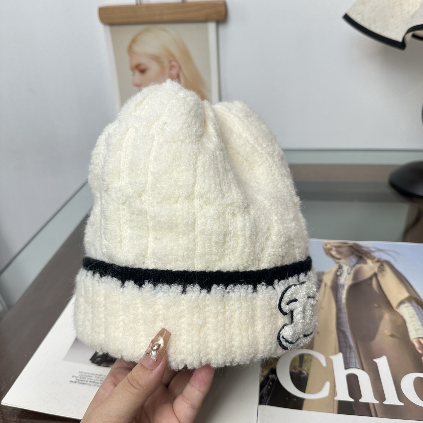 CHANEL香奈儿 秋冬新款针织毛线帽，超火爆💖质感一流，出街超好搭配！减龄神器