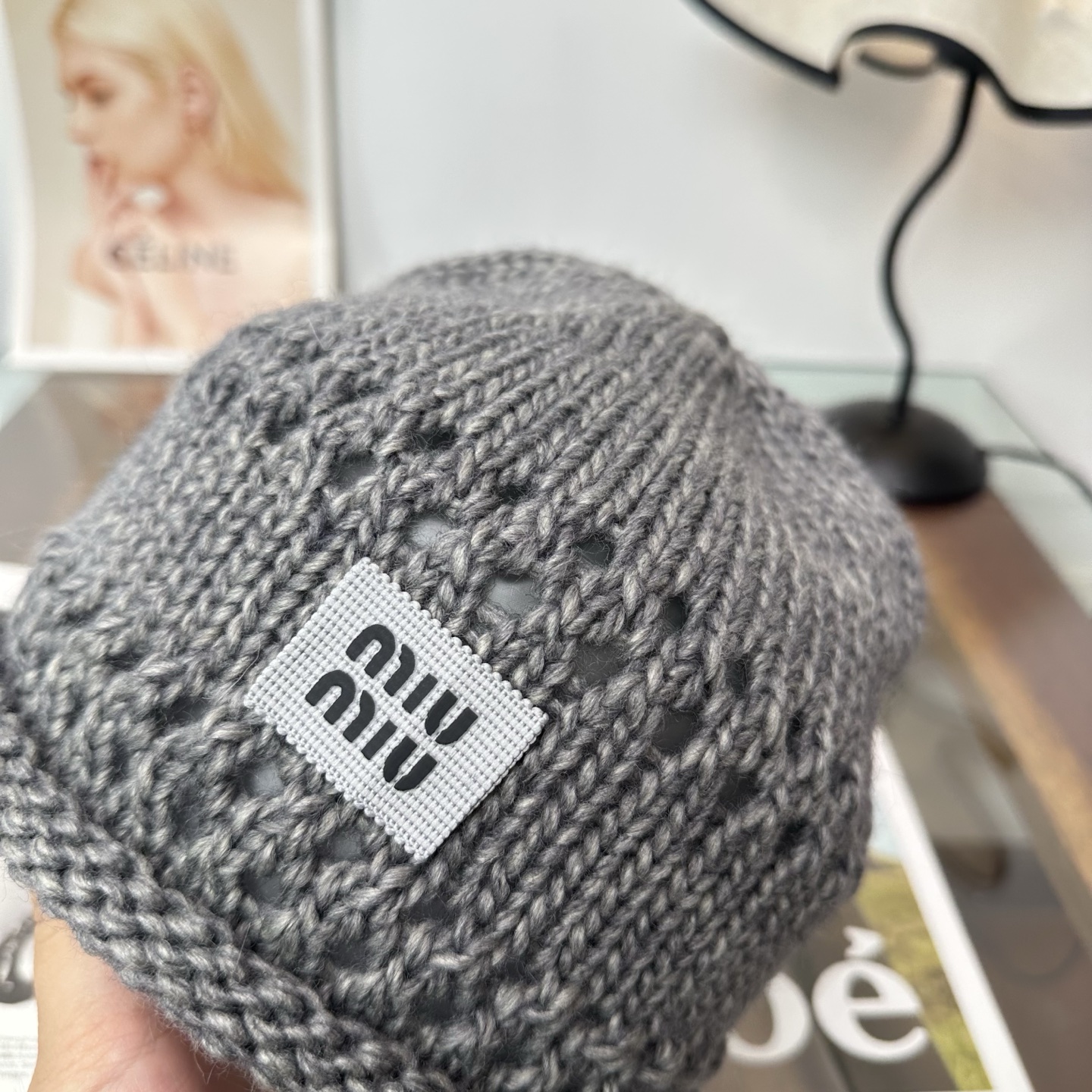 miumiu缪缪 秋冬新款针织毛线帽，超火爆💖质感一流，出街超好搭配！减龄神器