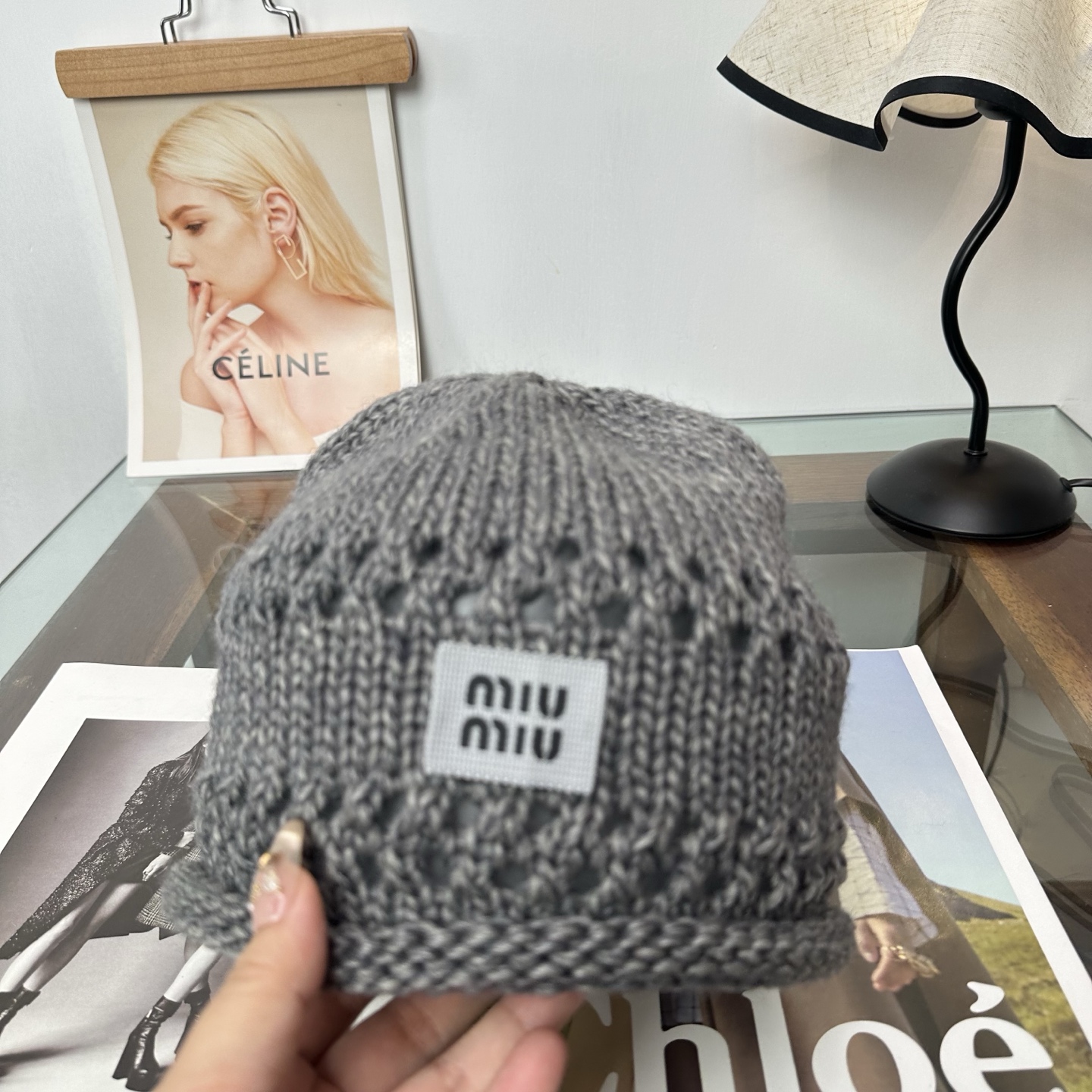 miumiu缪缪 秋冬新款针织毛线帽，超火爆💖质感一流，出街超好搭配！减龄神器