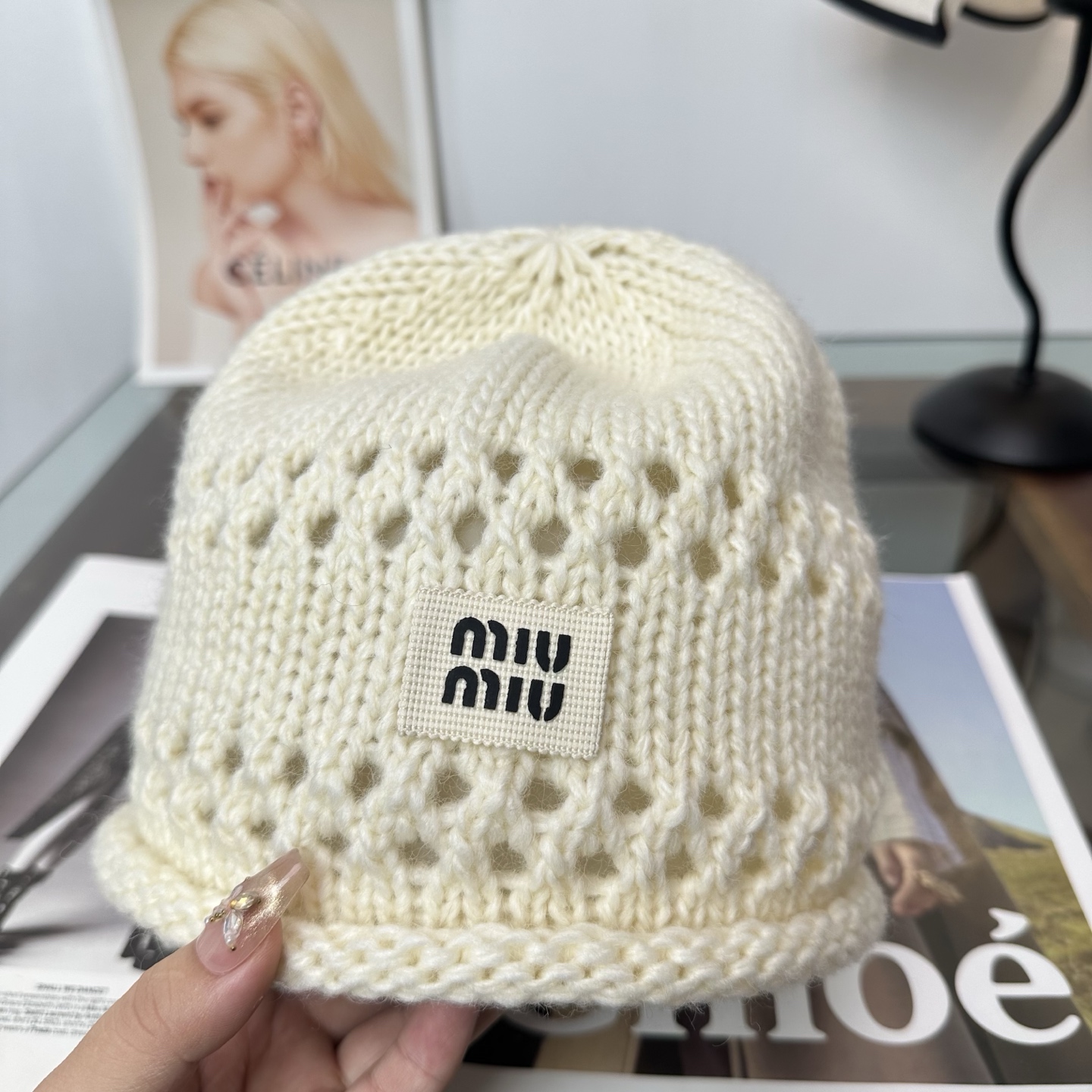miumiu缪缪 秋冬新款针织毛线帽，超火爆💖质感一流，出街超好搭配！减龄神器