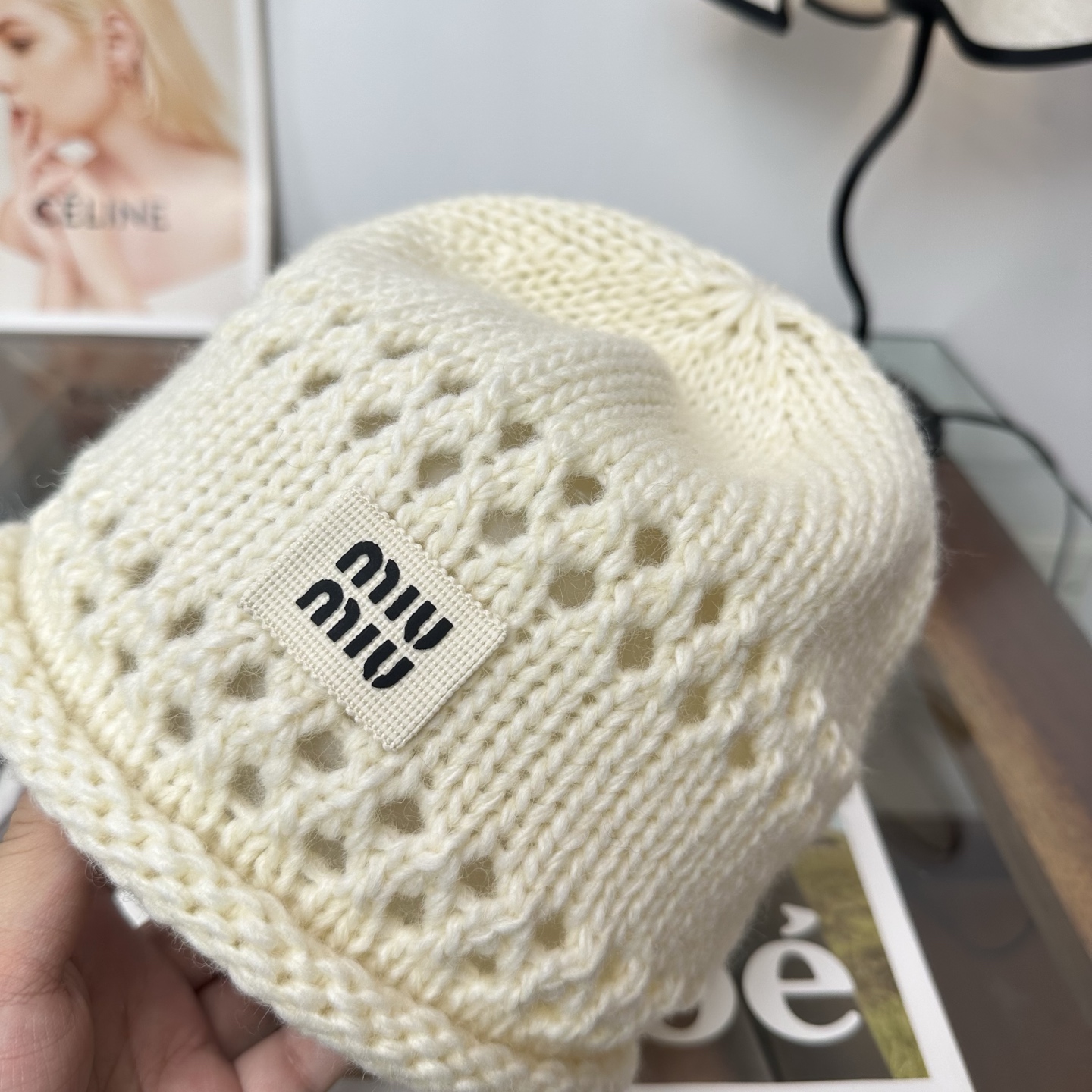 miumiu缪缪 秋冬新款针织毛线帽，超火爆💖质感一流，出街超好搭配！减龄神器