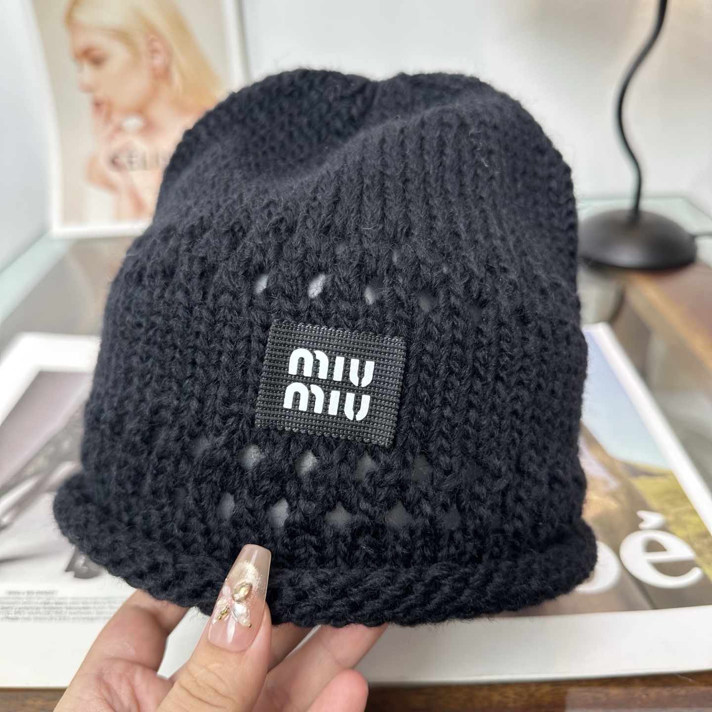 miumiu缪缪 秋冬新款针织毛线帽，超火爆💖质感一流，出街超好搭配！减龄神器