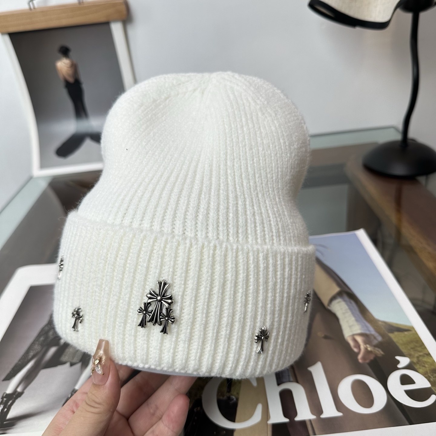 克罗心 秋冬新款针织毛线帽，超火爆💖质感一流，出街超好搭配！减龄神器