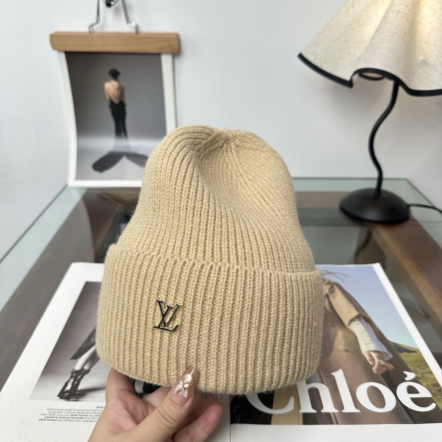 LV 秋冬新款针织毛线帽，超火爆💖质感一流，出街超好搭配！减龄神器
