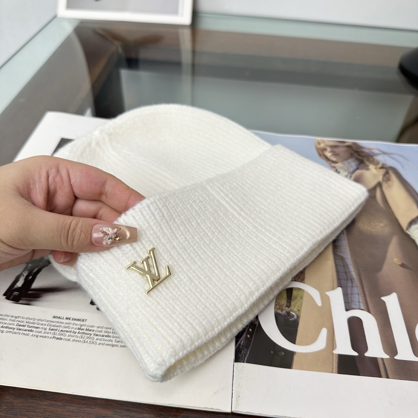 LV 秋冬新款针织毛线帽，超火爆💖质感一流，出街超好搭配！减龄神器