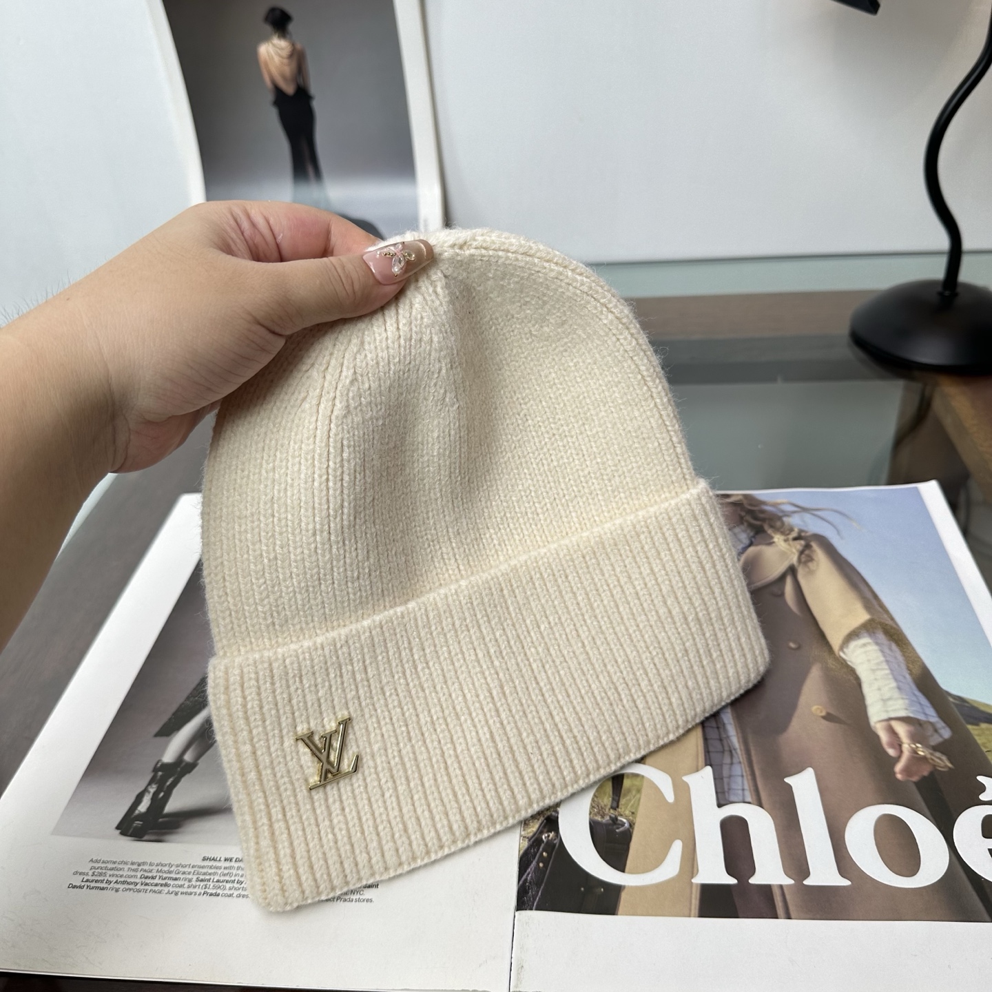 LV 秋冬新款针织毛线帽，超火爆💖质感一流，出街超好搭配！减龄神器