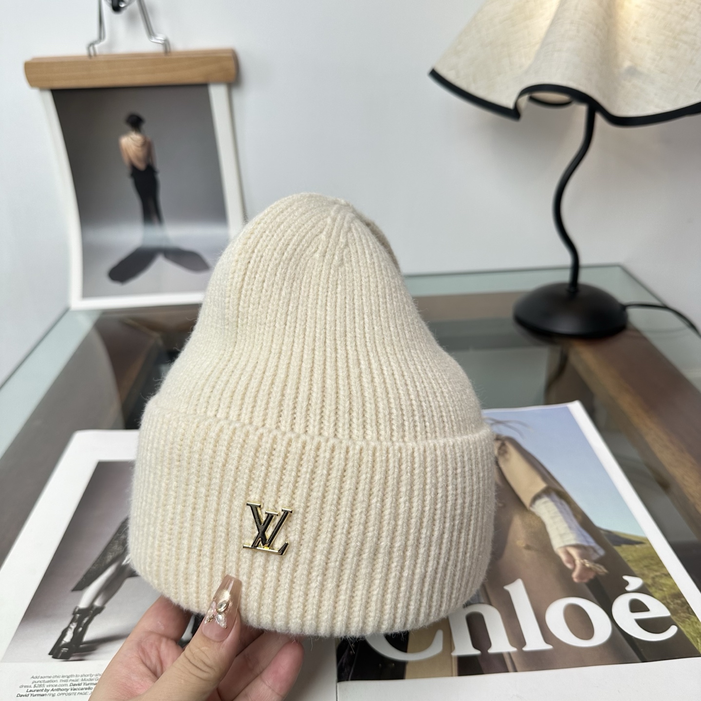 LV 秋冬新款针织毛线帽，超火爆💖质感一流，出街超好搭配！减龄神器