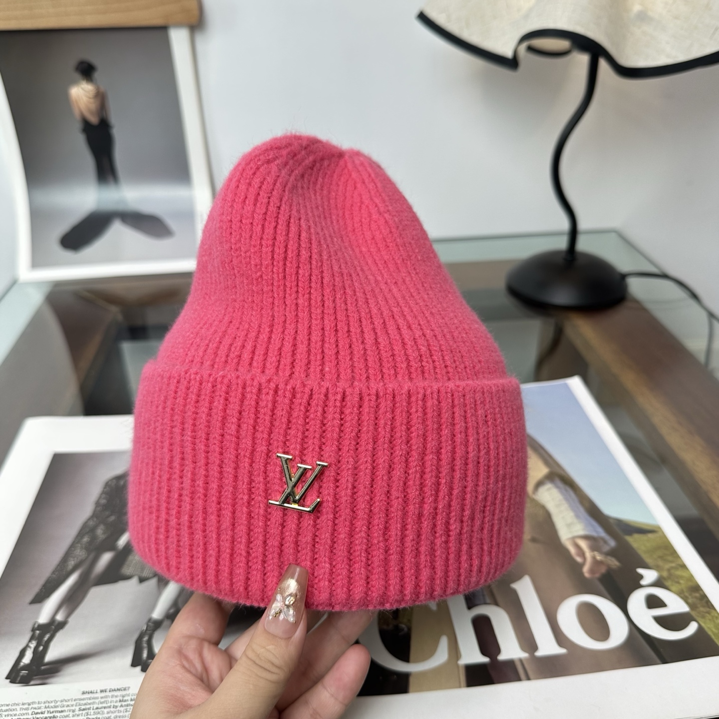 LV 秋冬新款针织毛线帽，超火爆💖质感一流，出街超好搭配！减龄神器