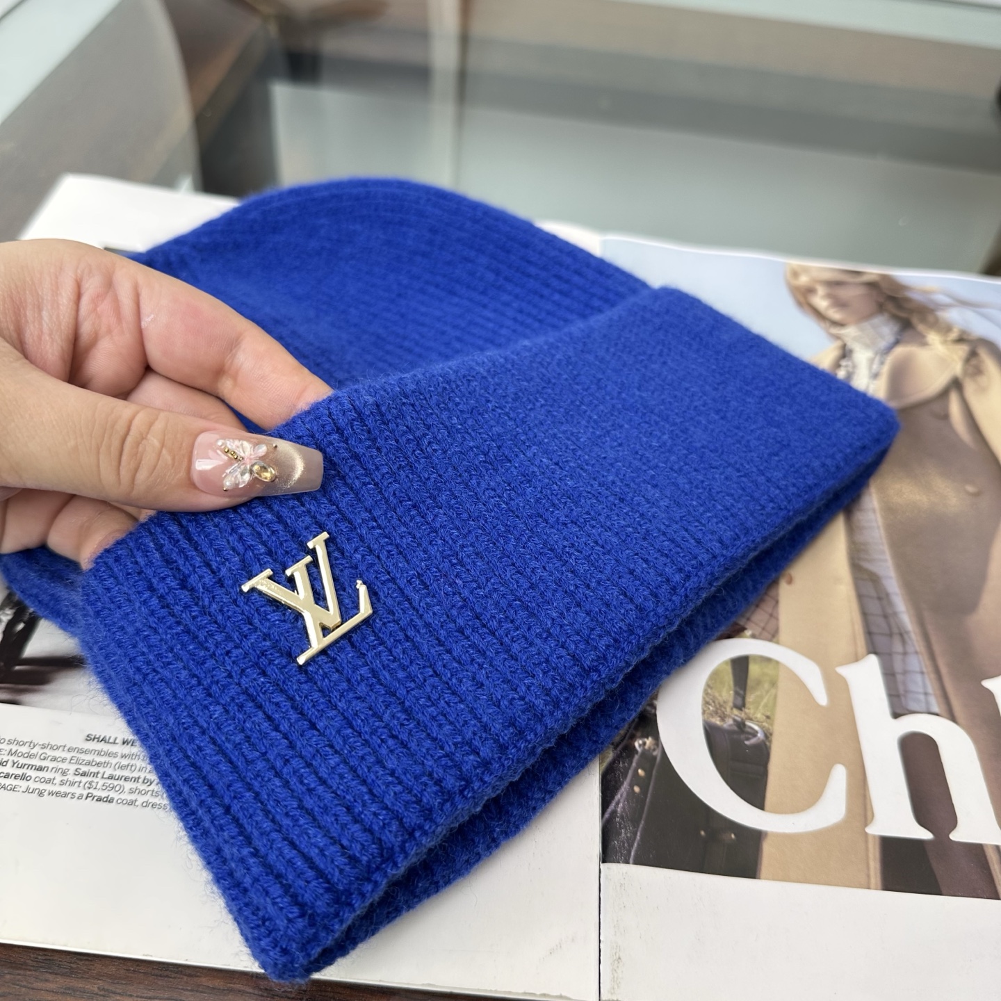 LV 秋冬新款针织毛线帽，超火爆💖质感一流，出街超好搭配！减龄神器