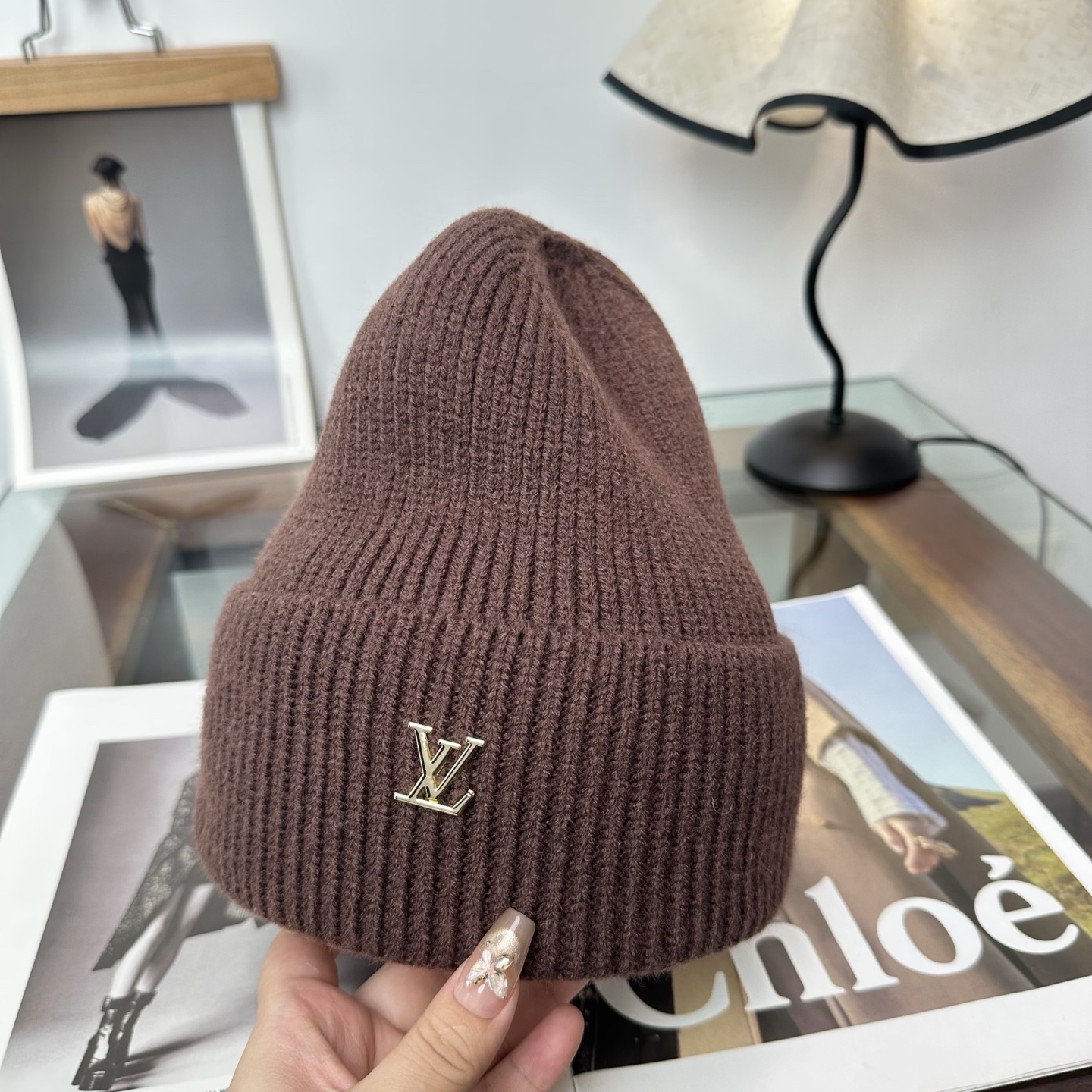 LV 秋冬新款针织毛线帽，超火爆💖质感一流，出街超好搭配！减龄神器