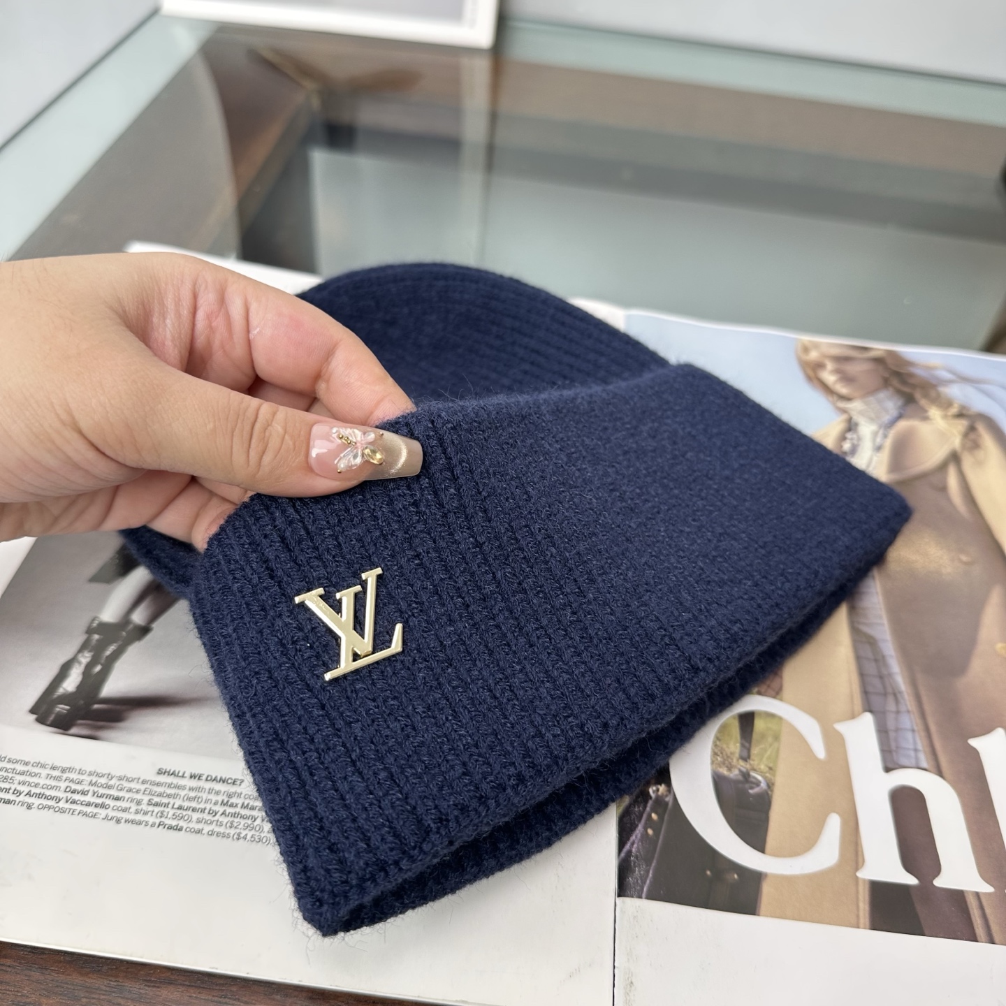 LV 秋冬新款针织毛线帽，超火爆💖质感一流，出街超好搭配！减龄神器