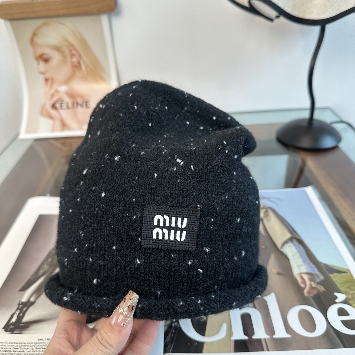 miumiu缪缪  秋冬新款针织毛线帽，超火爆💖质感一流，出街超好搭配！减龄神器