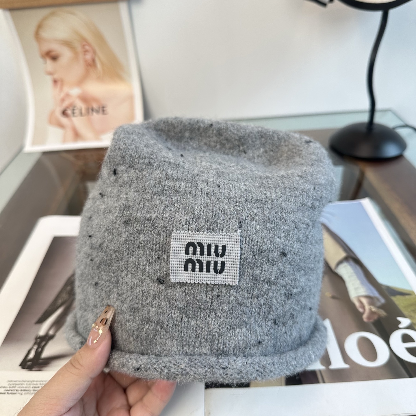 miumiu缪缪  秋冬新款针织毛线帽，超火爆💖质感一流，出街超好搭配！减龄神器