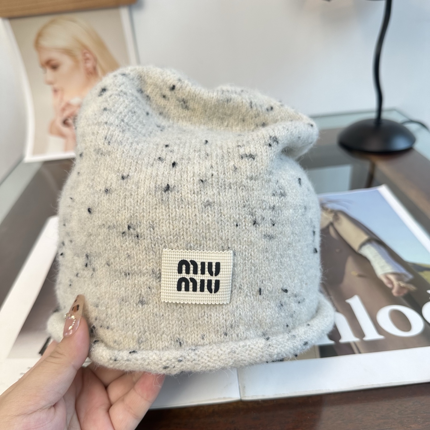 miumiu缪缪  秋冬新款针织毛线帽，超火爆💖质感一流，出街超好搭配！减龄神器