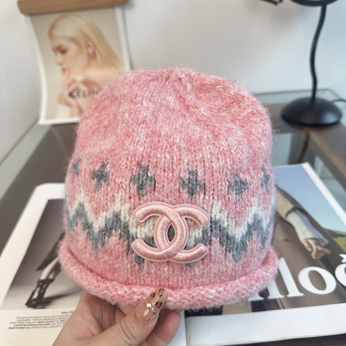 CHANEL香奈儿 秋冬新款针织毛线帽，超火爆💖质感一流，出街超好搭配！减龄神器
