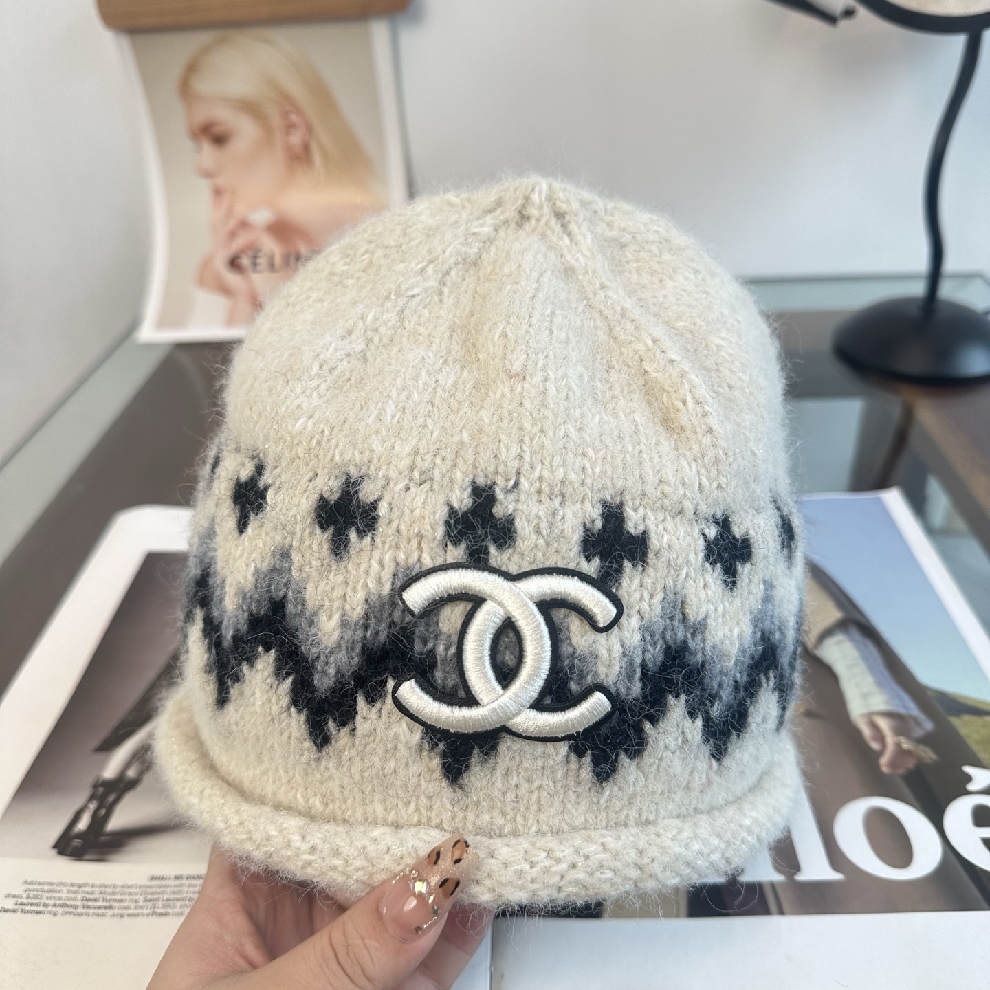 CHANEL香奈儿 秋冬新款针织毛线帽，超火爆💖质感一流，出街超好搭配！减龄神器