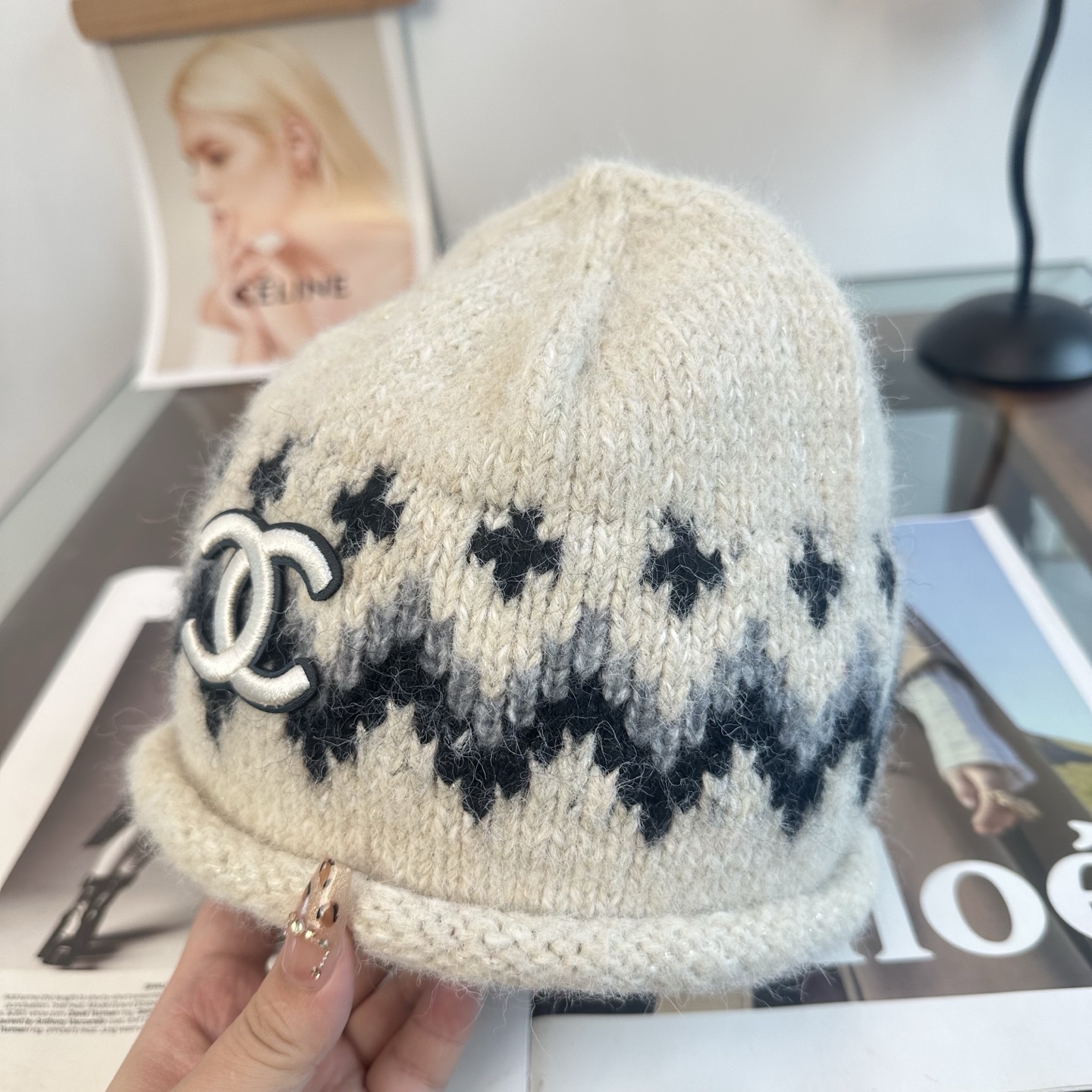 CHANEL香奈儿 秋冬新款针织毛线帽，超火爆💖质感一流，出街超好搭配！减龄神器