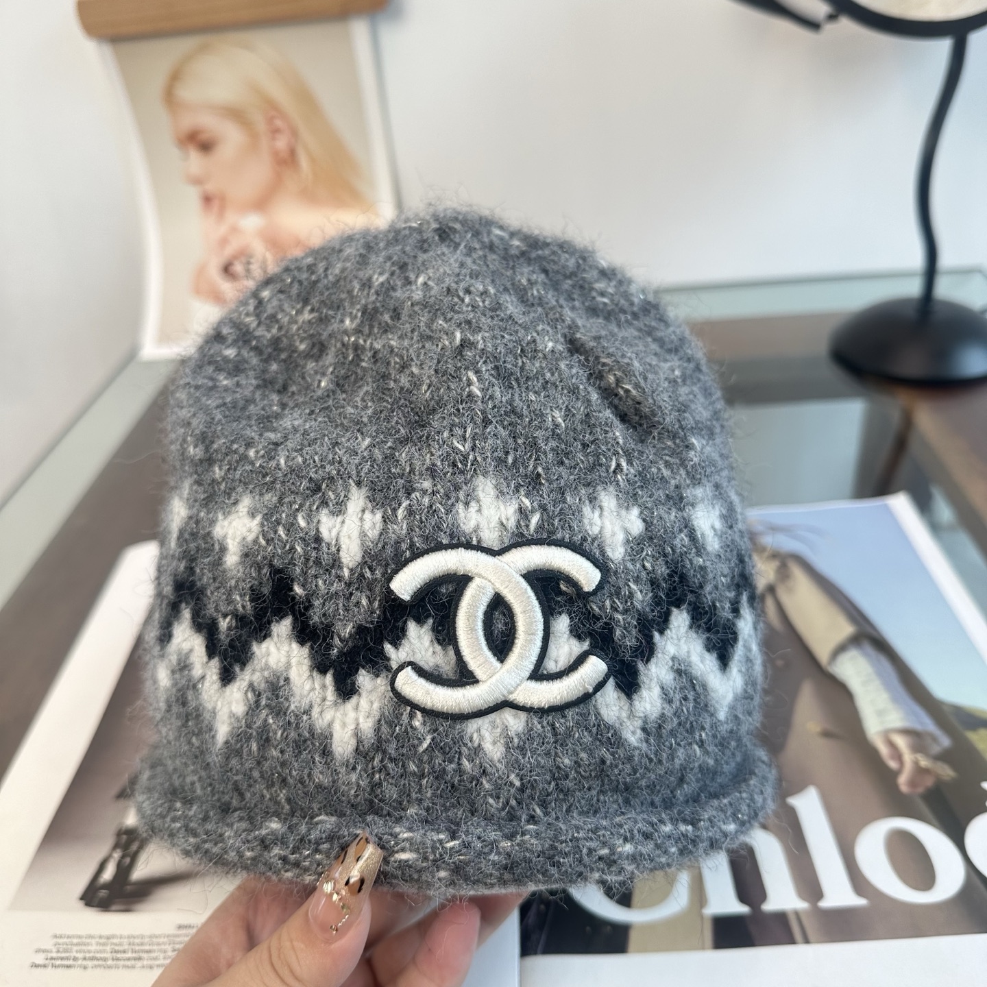 CHANEL香奈儿 秋冬新款针织毛线帽，超火爆💖质感一流，出街超好搭配！减龄神器
