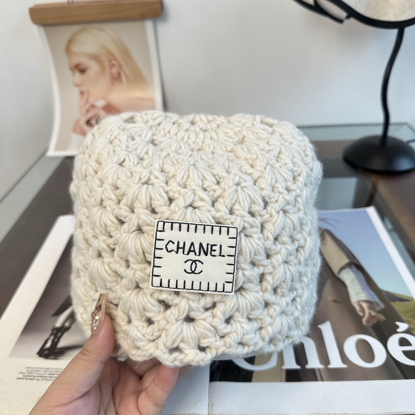 CHANEL香奈儿 秋冬新款针织毛线帽，超火爆💖质感一流，出街超好搭配！减龄神器