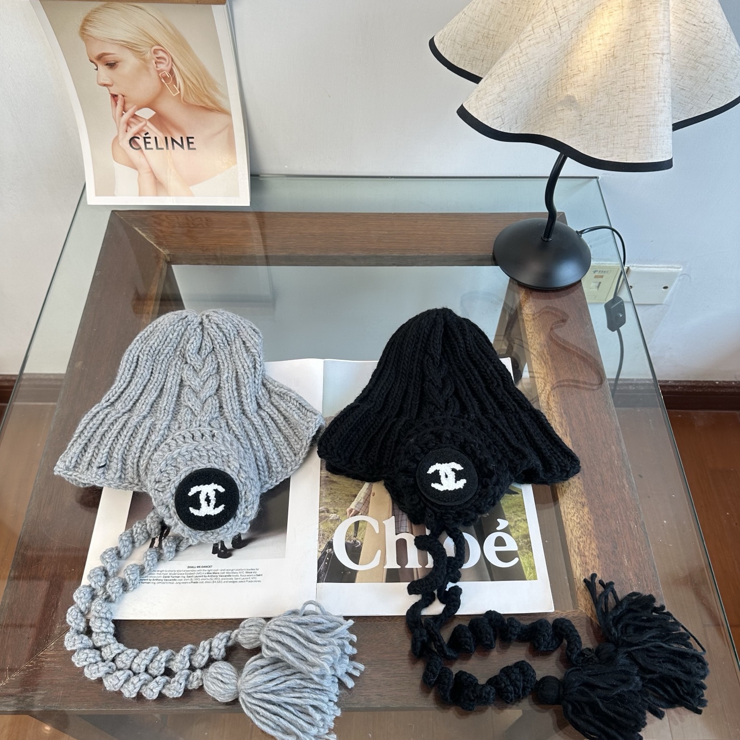 CHANEL香奈儿 秋冬新款针织毛线帽，超火爆💖质感一流，出街超好搭配！减龄神器