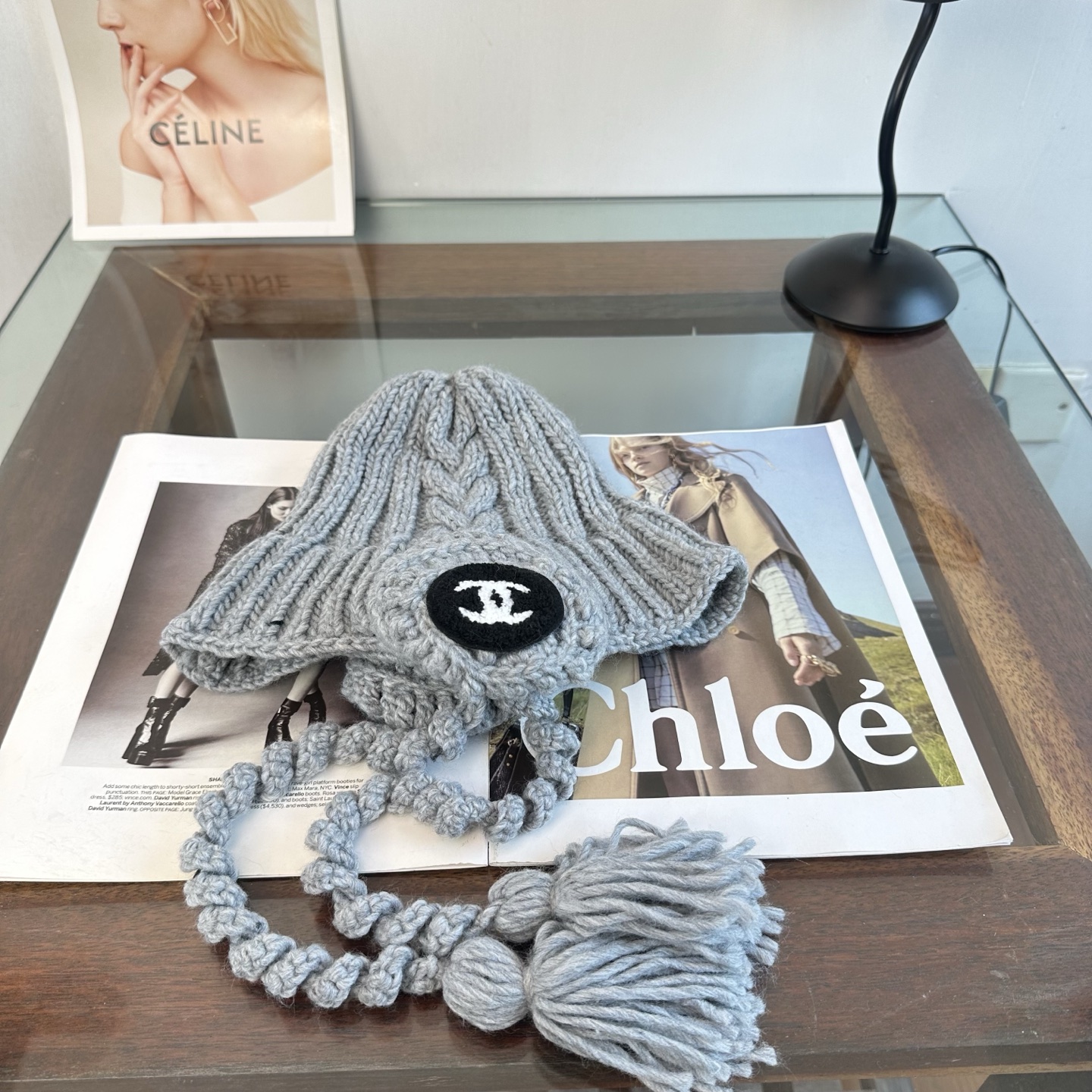CHANEL香奈儿 秋冬新款针织毛线帽，超火爆💖质感一流，出街超好搭配！减龄神器